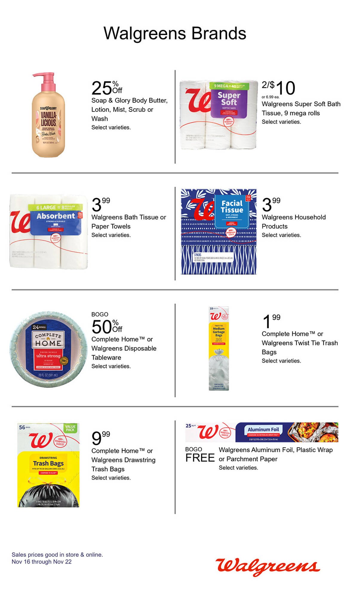 Walgreens weekly ad