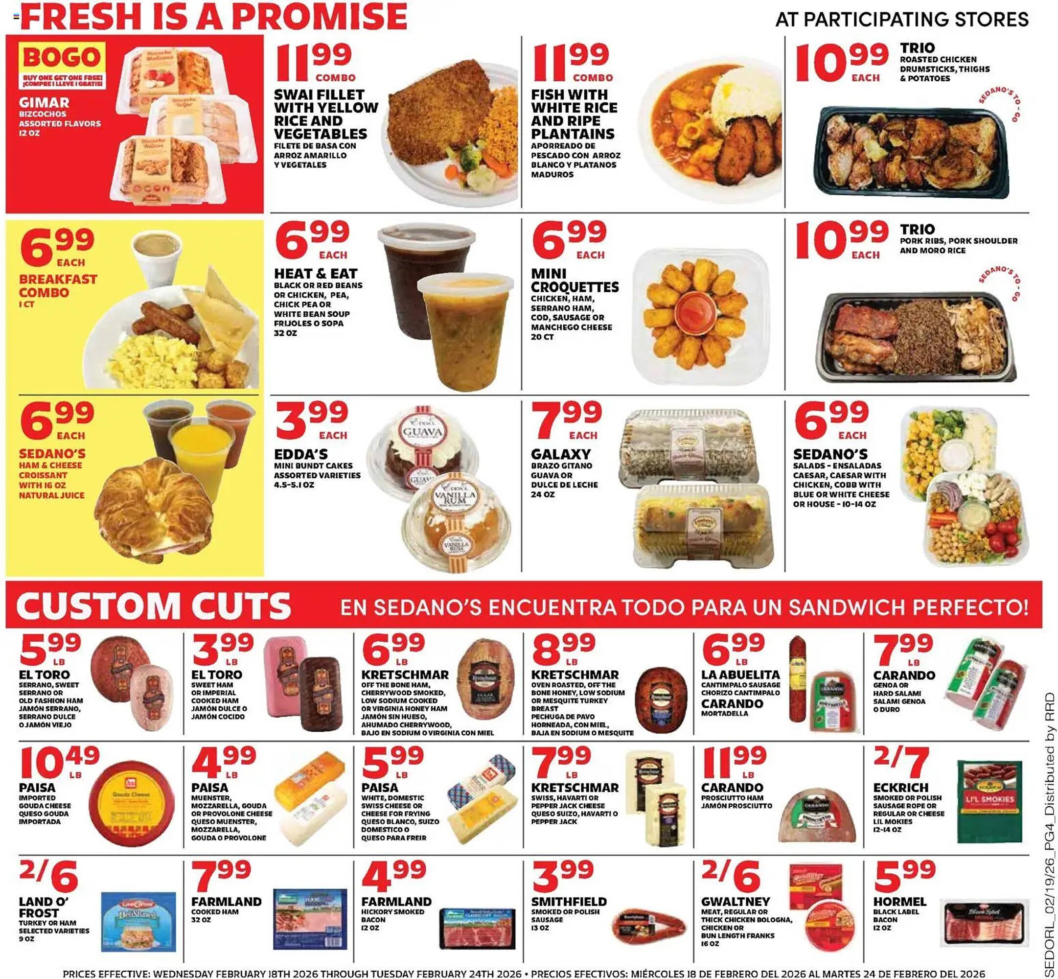 Sedano's weekly ad