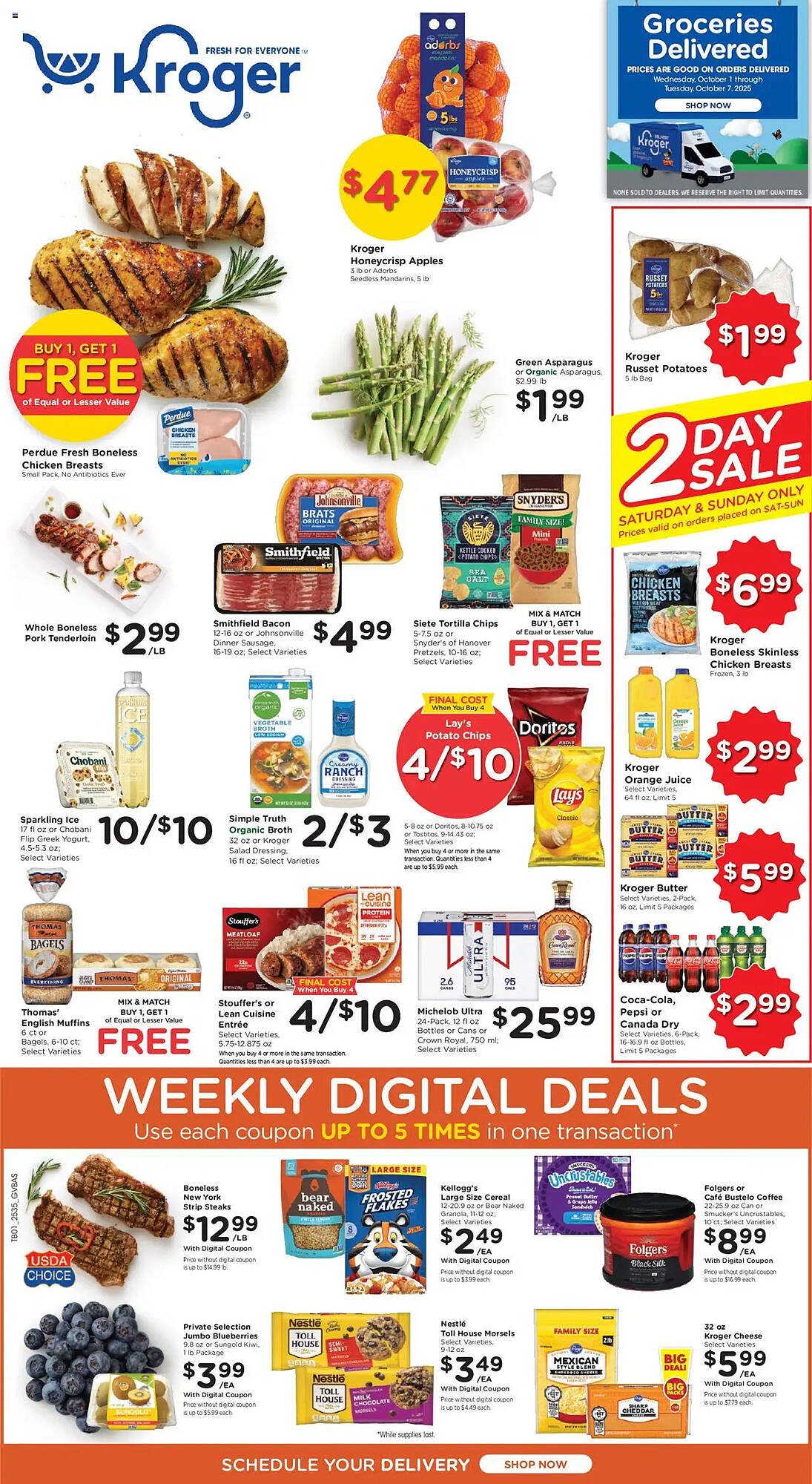 Kroger weekly ad (2025-09-29 - 2025-10-05) | 1