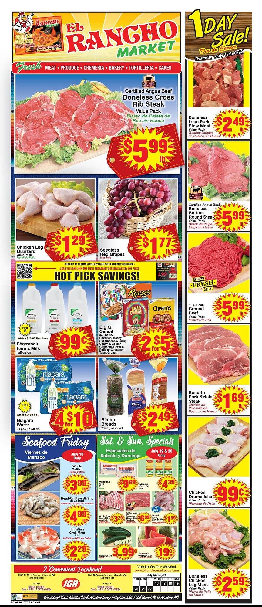 Supermercado El Rancho Weekly Ad (2025-07-16 - 2025-07-22) | 1