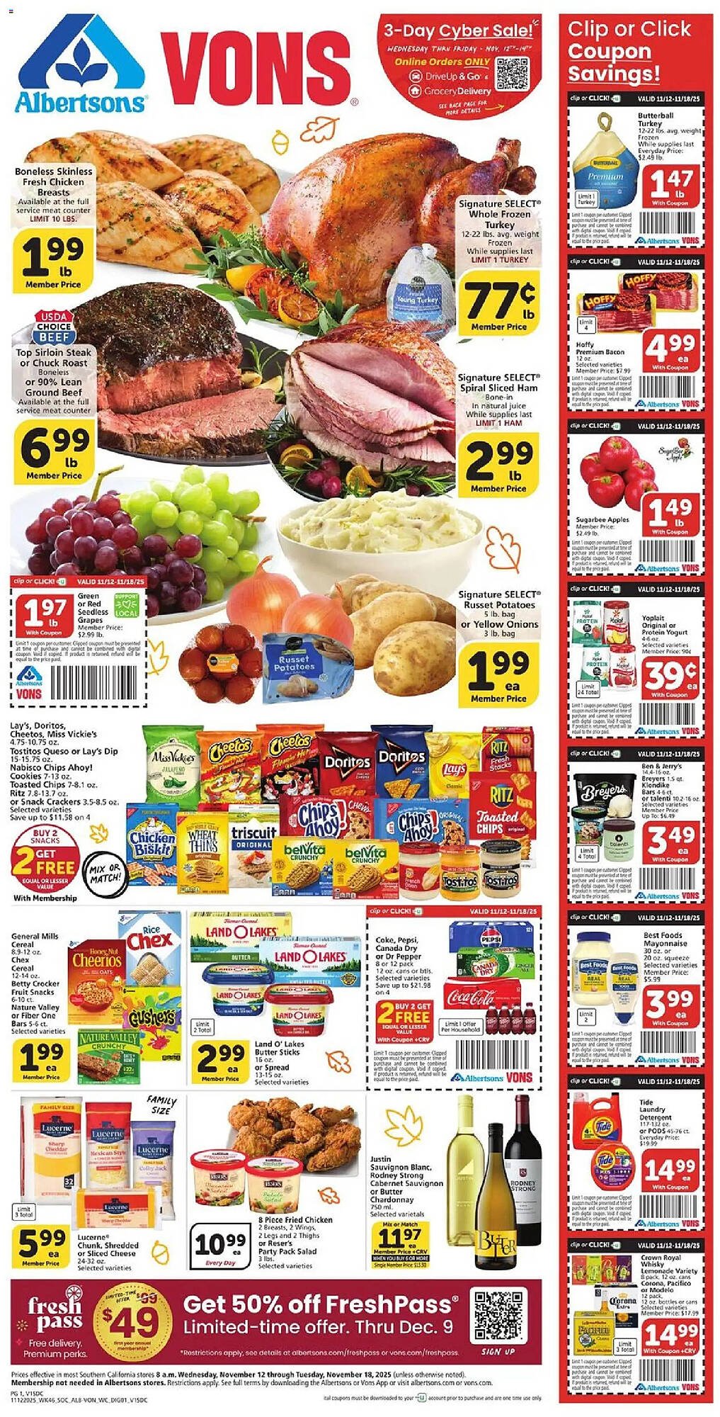 Vons weekly ad (2025-11-12 - 2025-11-18) | 1