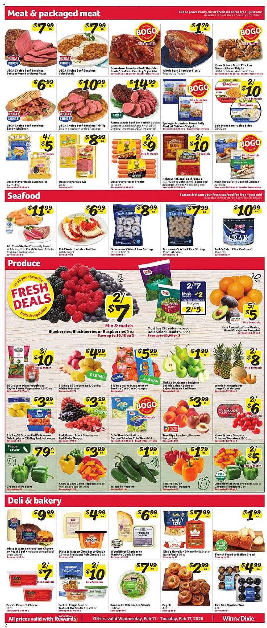 Winn Dixie weekly ad