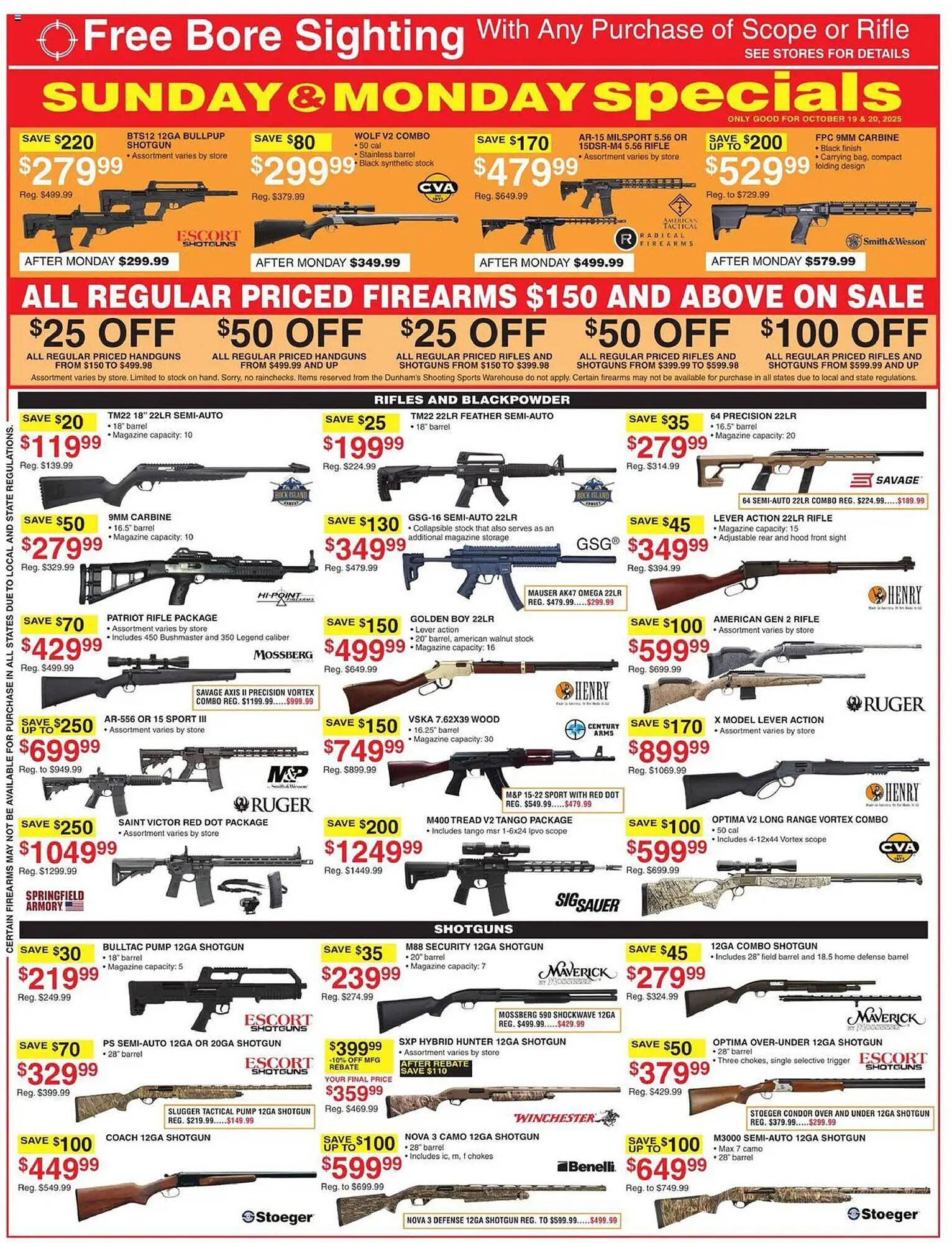 Dunham&#039;s Sports weekly ad (2025-10-18 - 2025-10-24) | 2