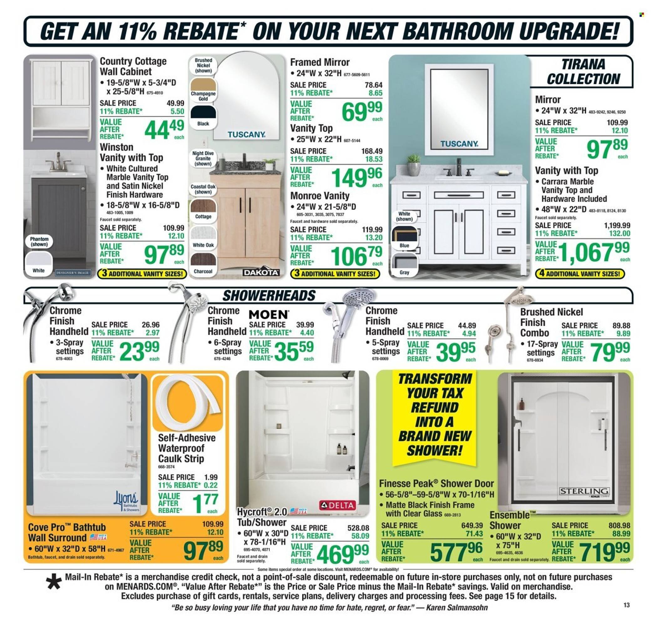 Menards weekly ad