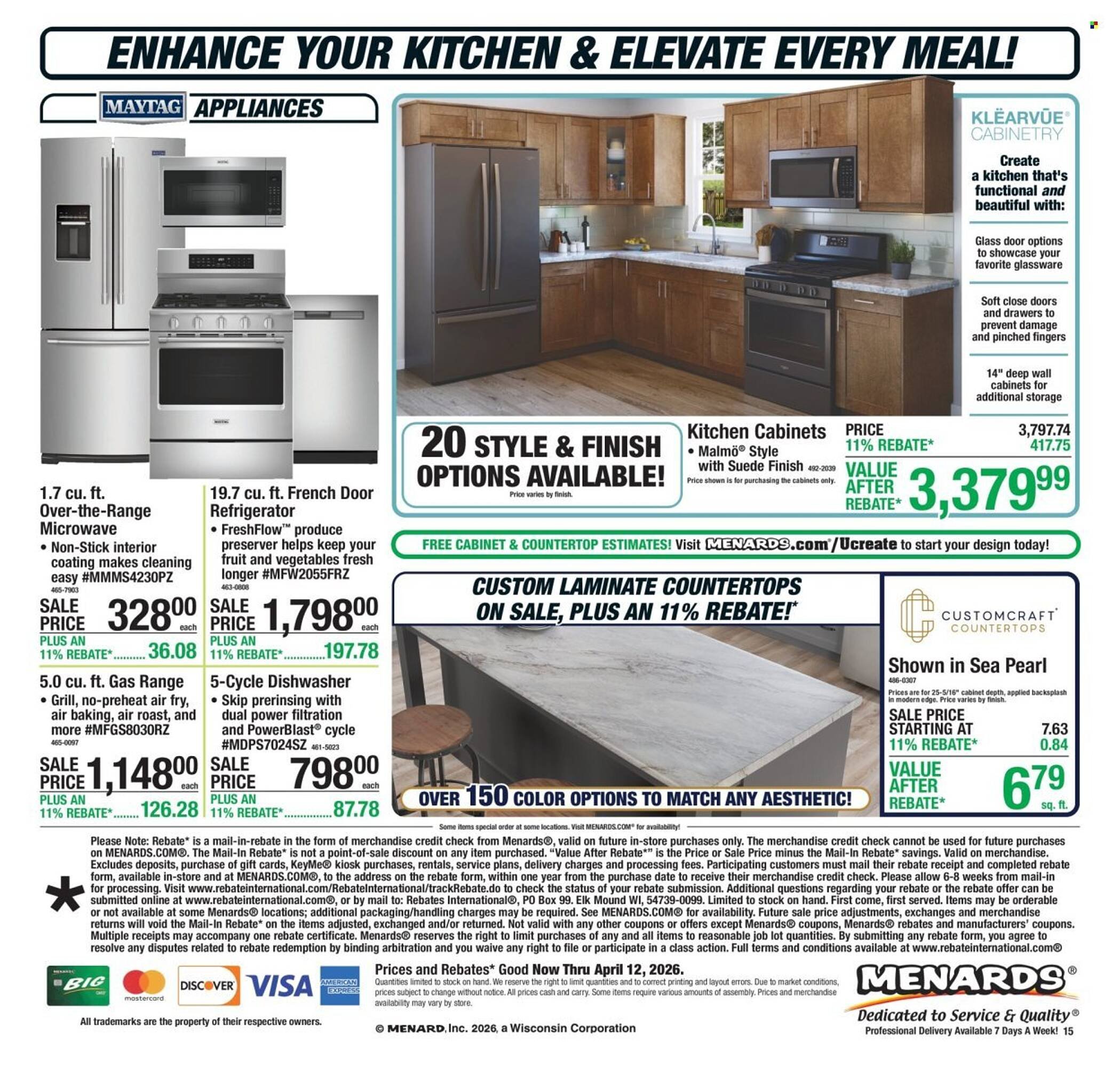 Menards weekly ad