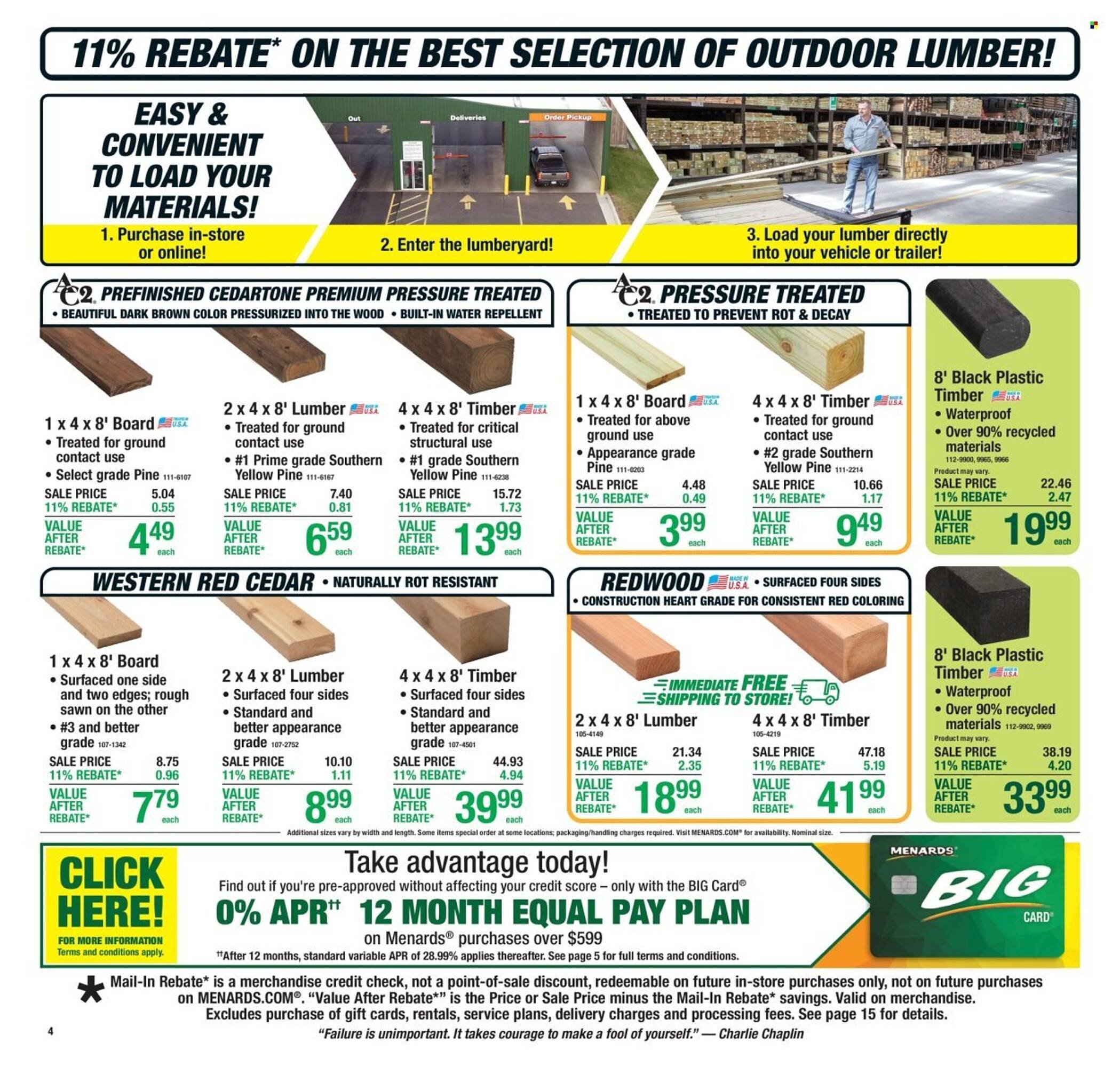 Menards weekly ad