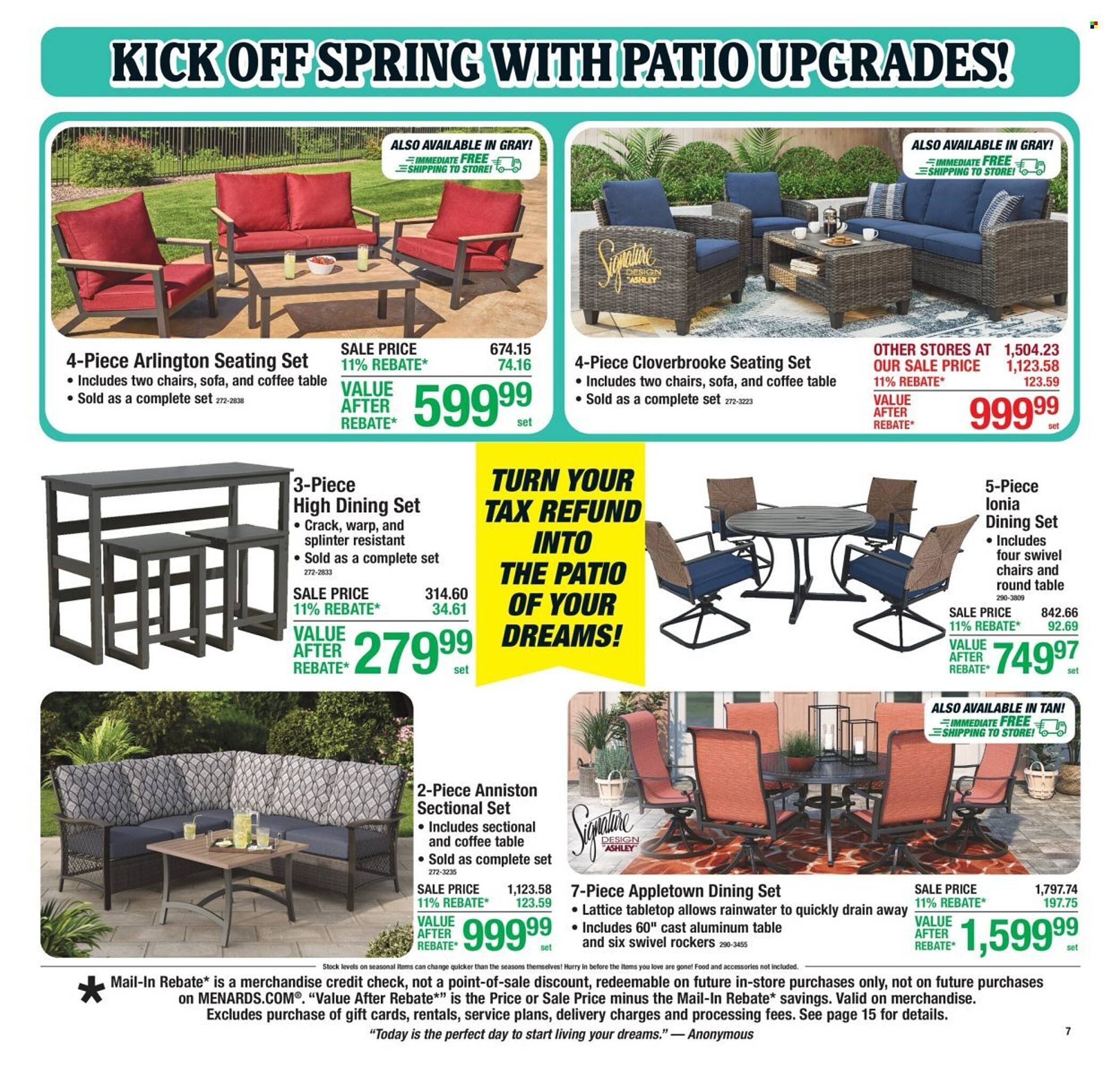 Menards weekly ad