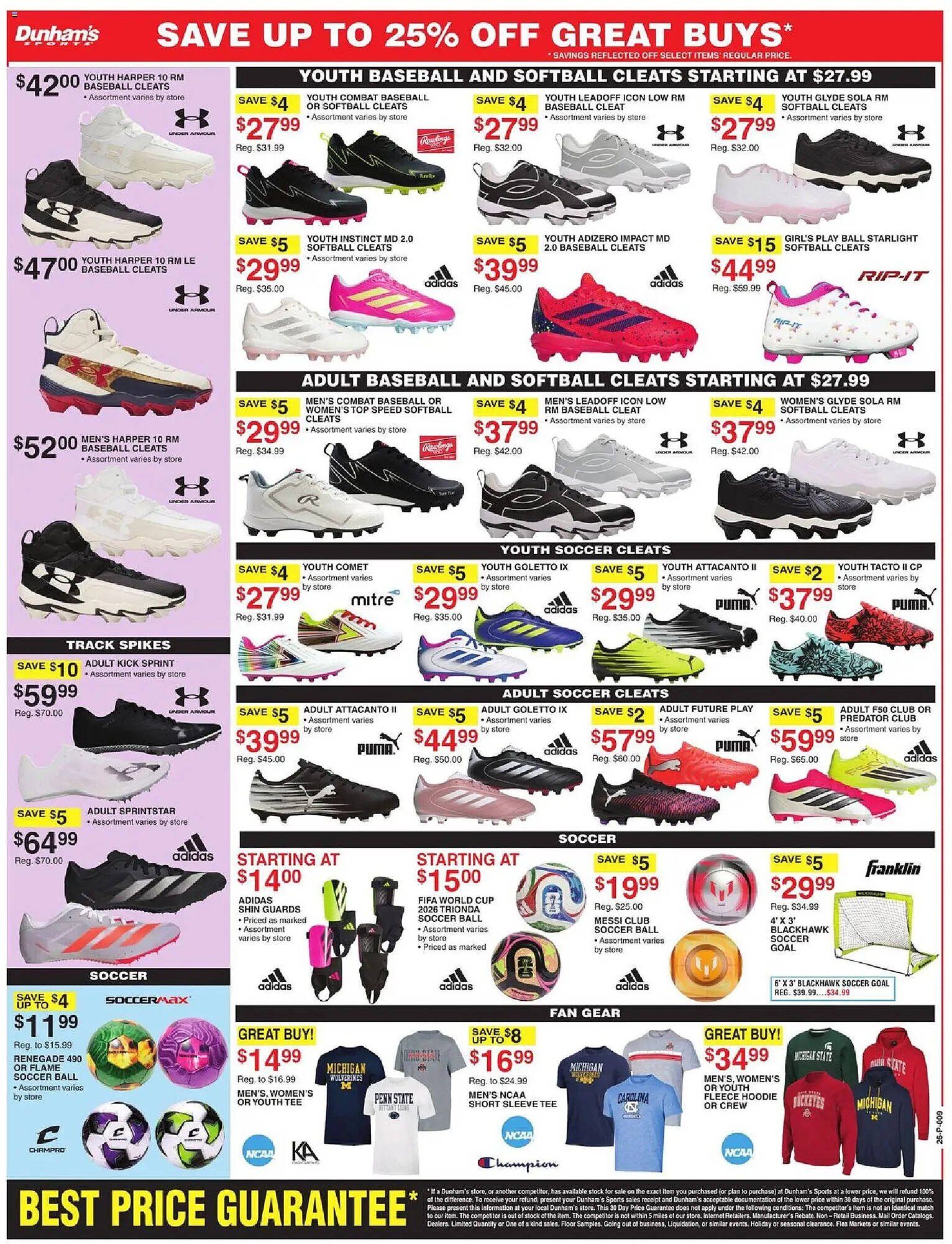 Dunham's Sports weekly ad