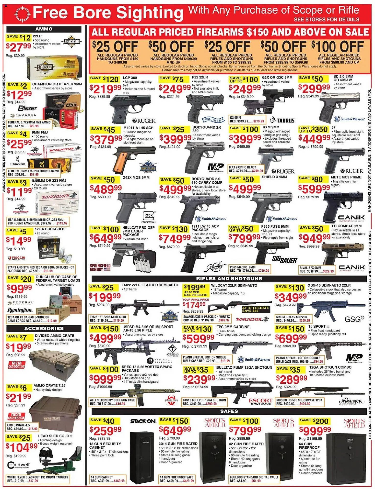 Dunham's Sports weekly ad