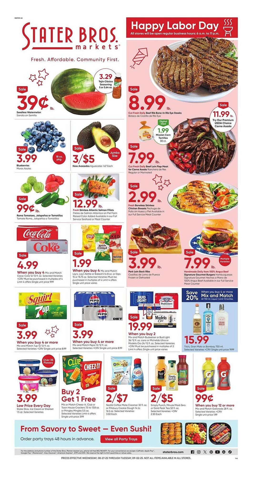 Stater Bros Weekly Ad (2025-08-27 - 2025-09-02) | 1