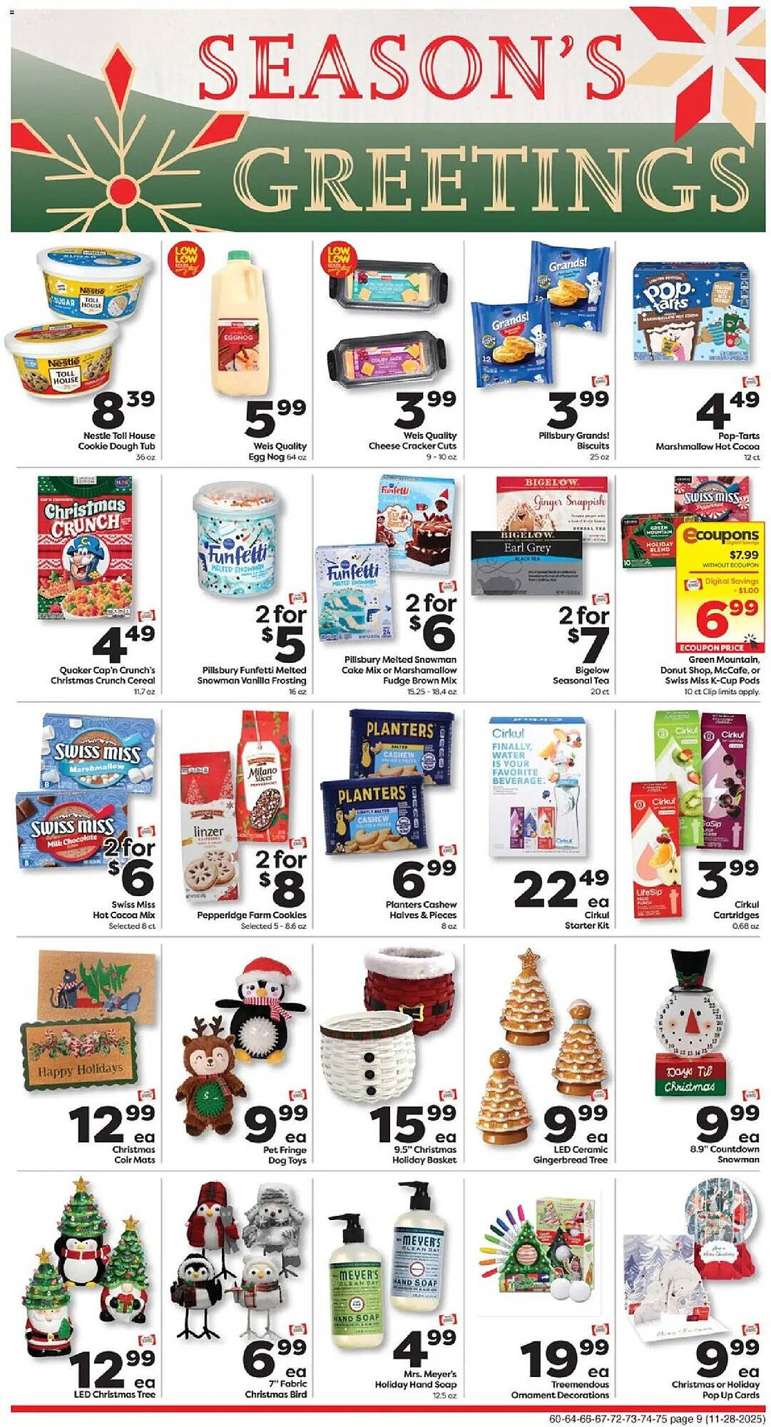 Weis Markets weekly ad