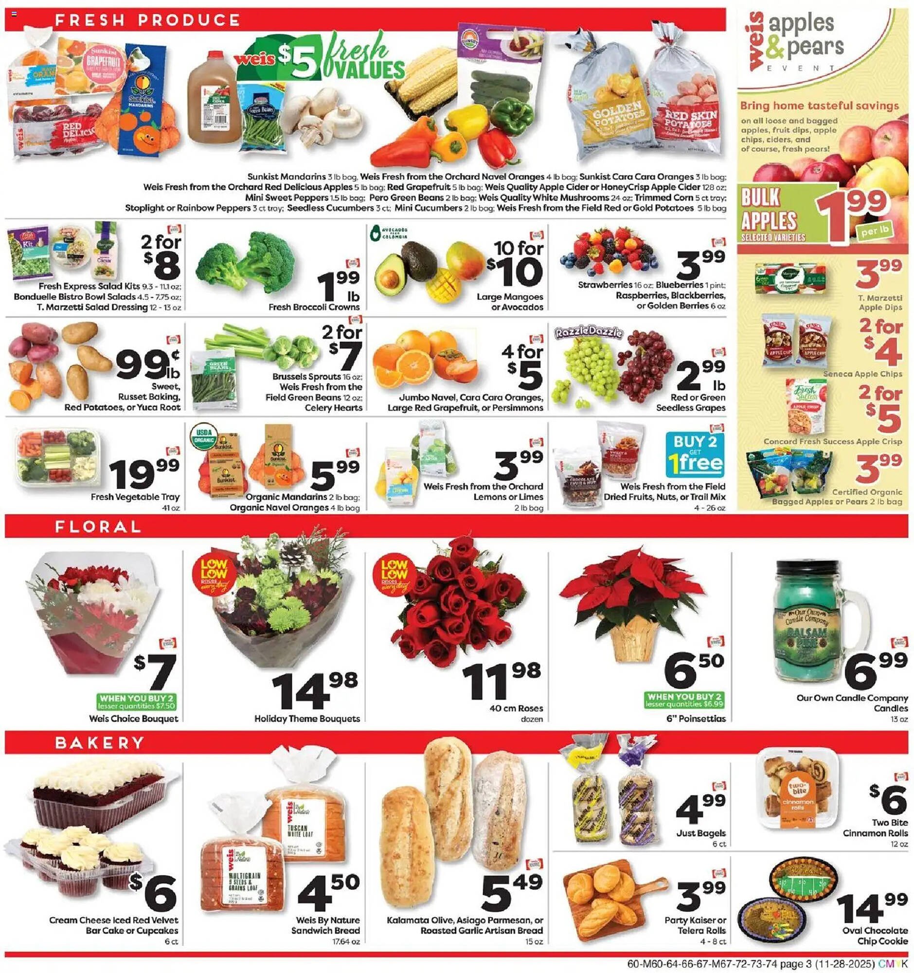 Weis Markets weekly ad