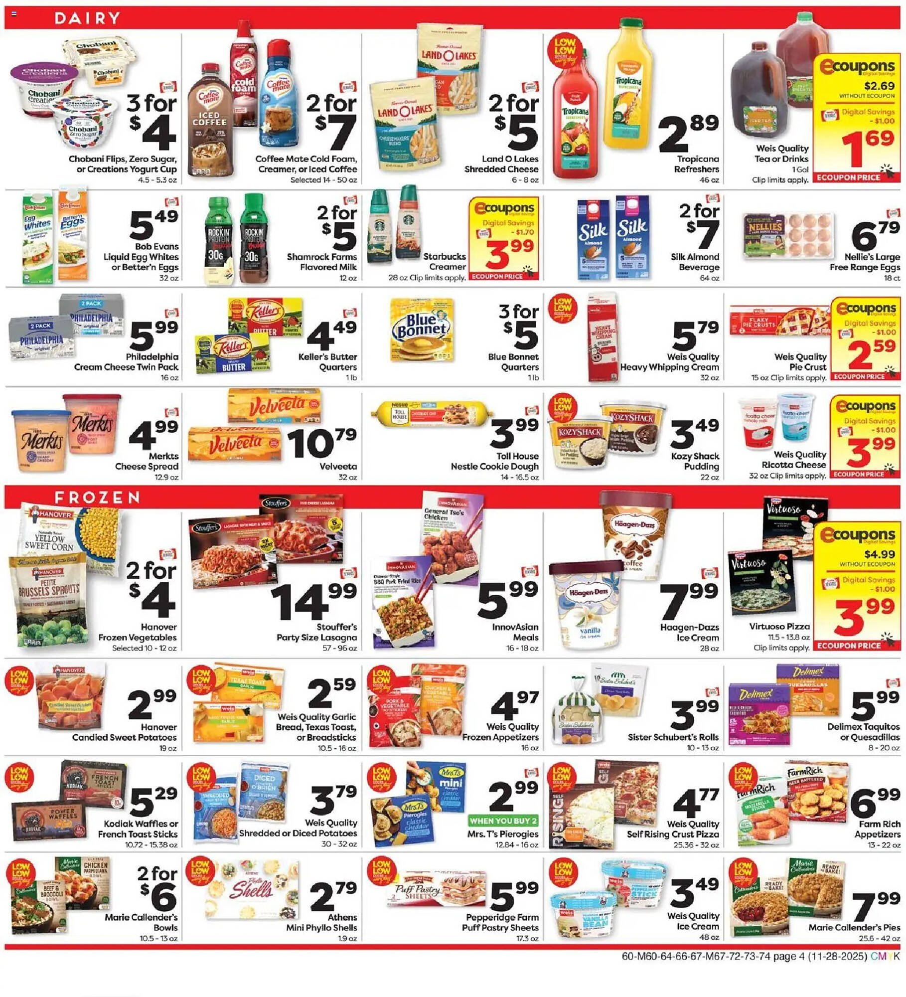 Weis Markets weekly ad