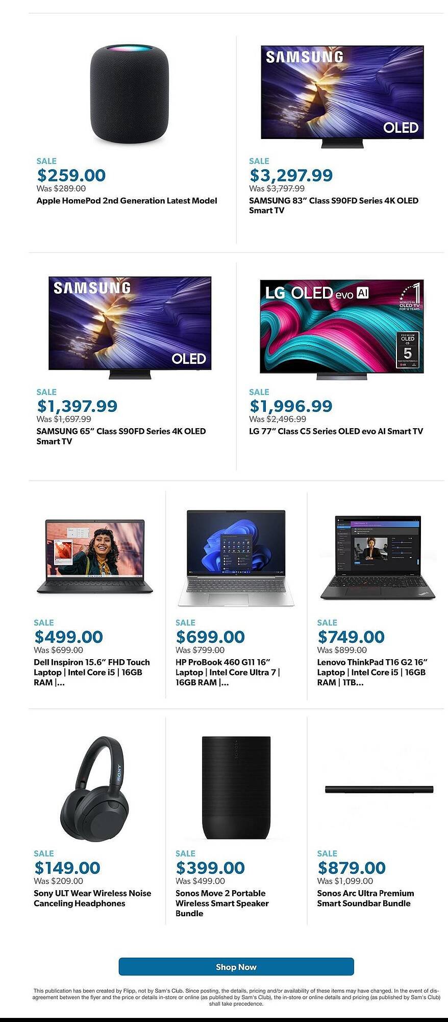 Sam&#039;s Club weekly ad