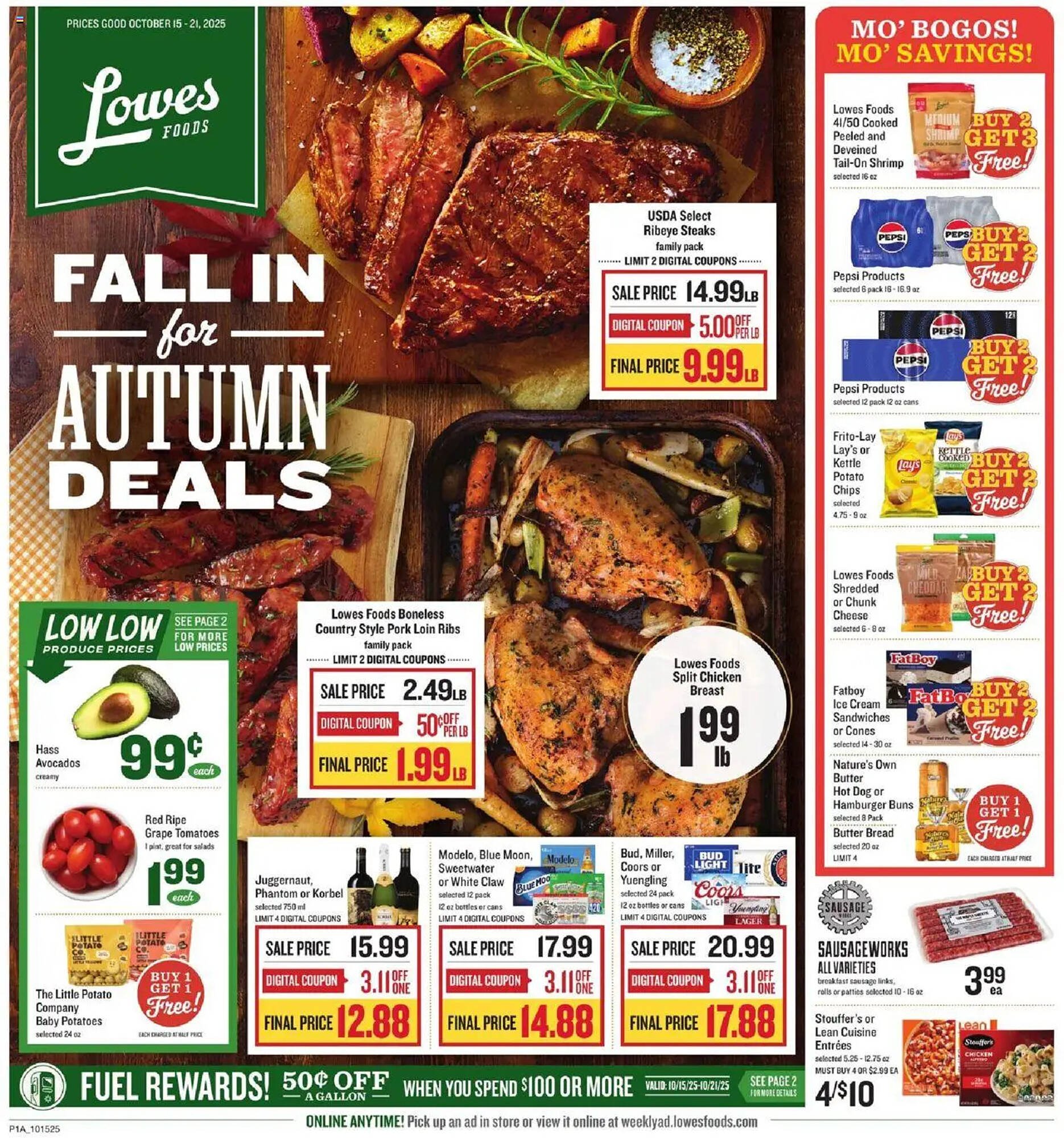 Lowes Foods weekly ad (2025-10-15 - 2025-10-21) | 1