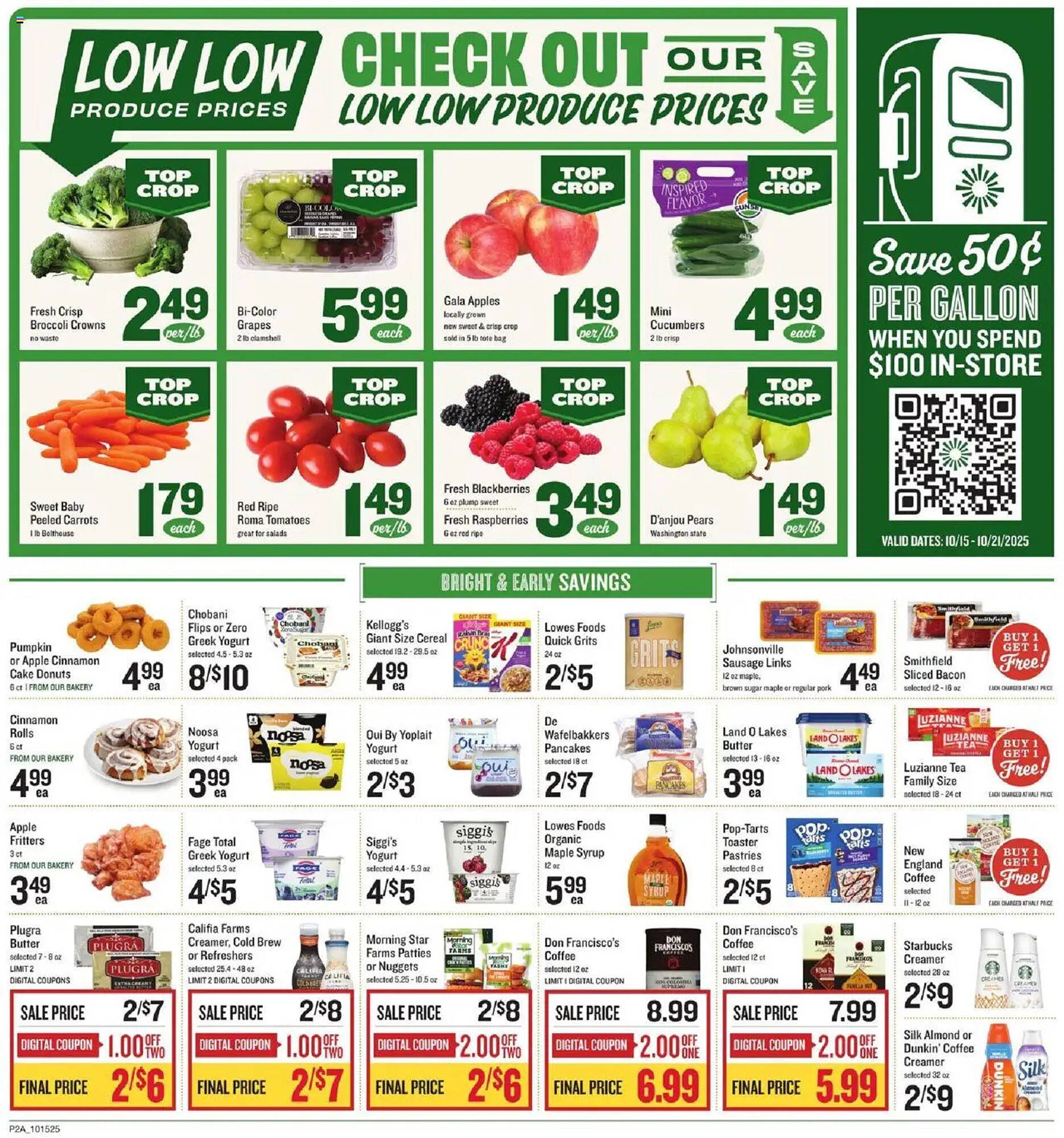 Lowes Foods weekly ad (2025-10-15 - 2025-10-21) | 2