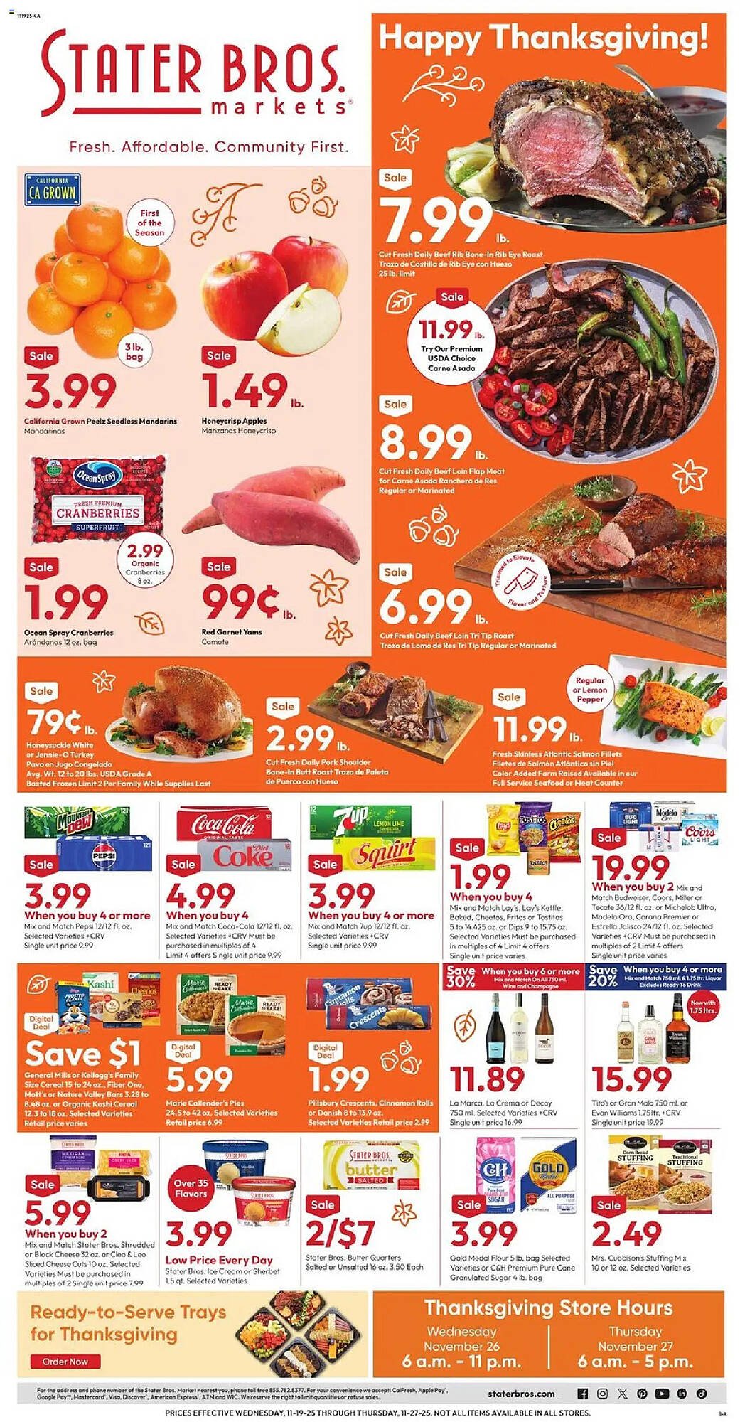 Stater Bros weekly ad