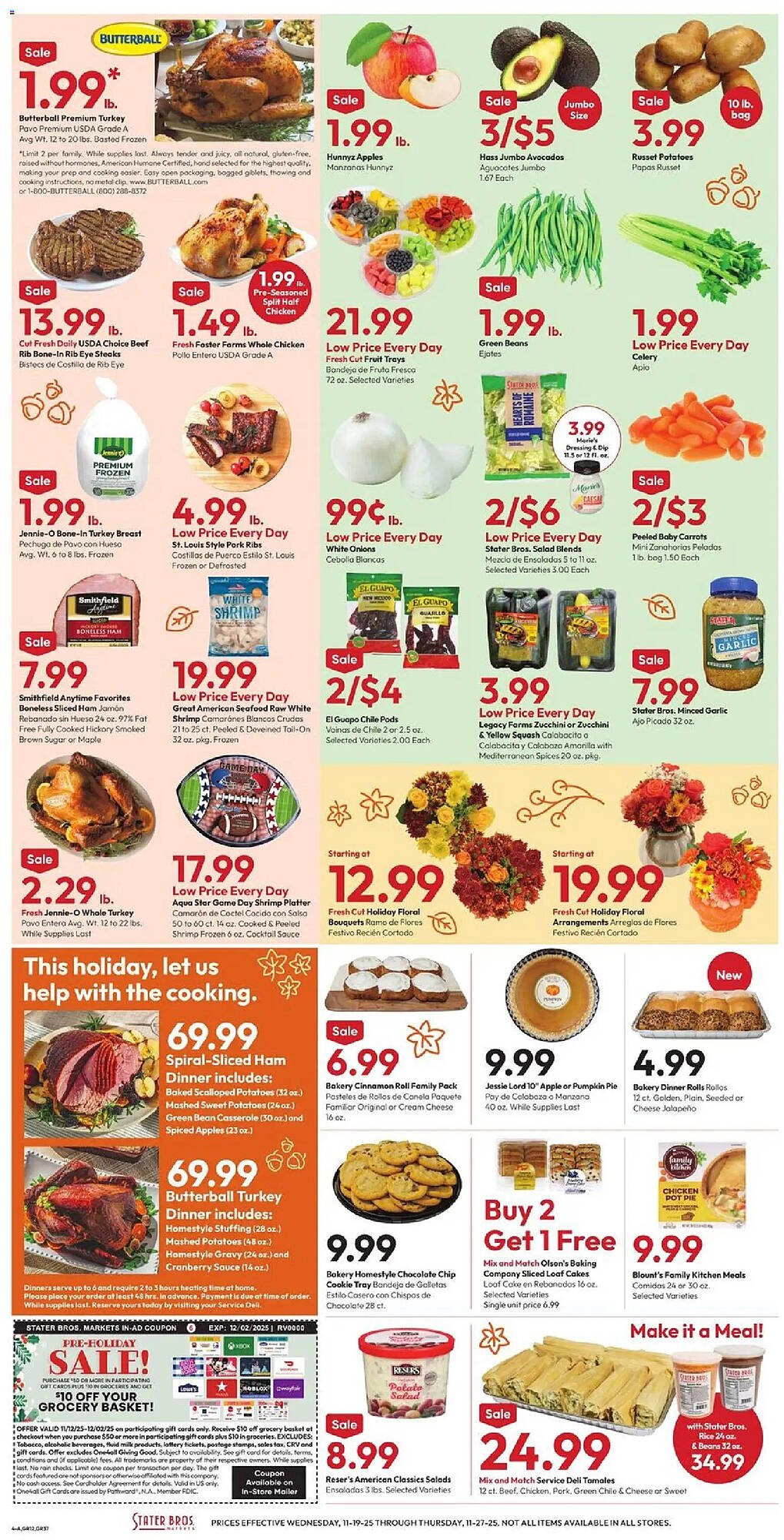 Stater Bros weekly ad