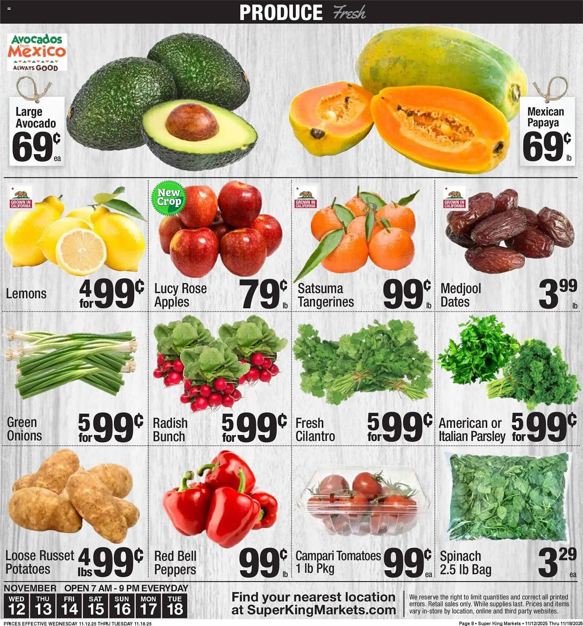 Super King Markets weekly ad (2025-11-12 - 2025-11-18) | 9