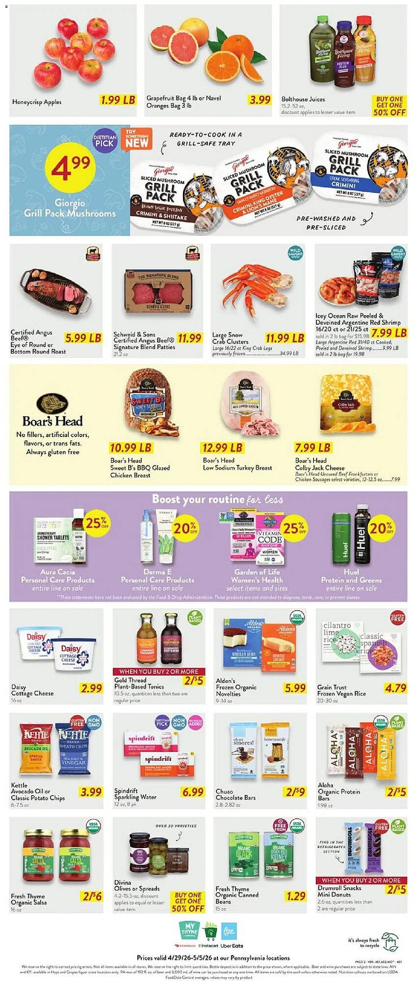 Fresh Thyme weekly ad