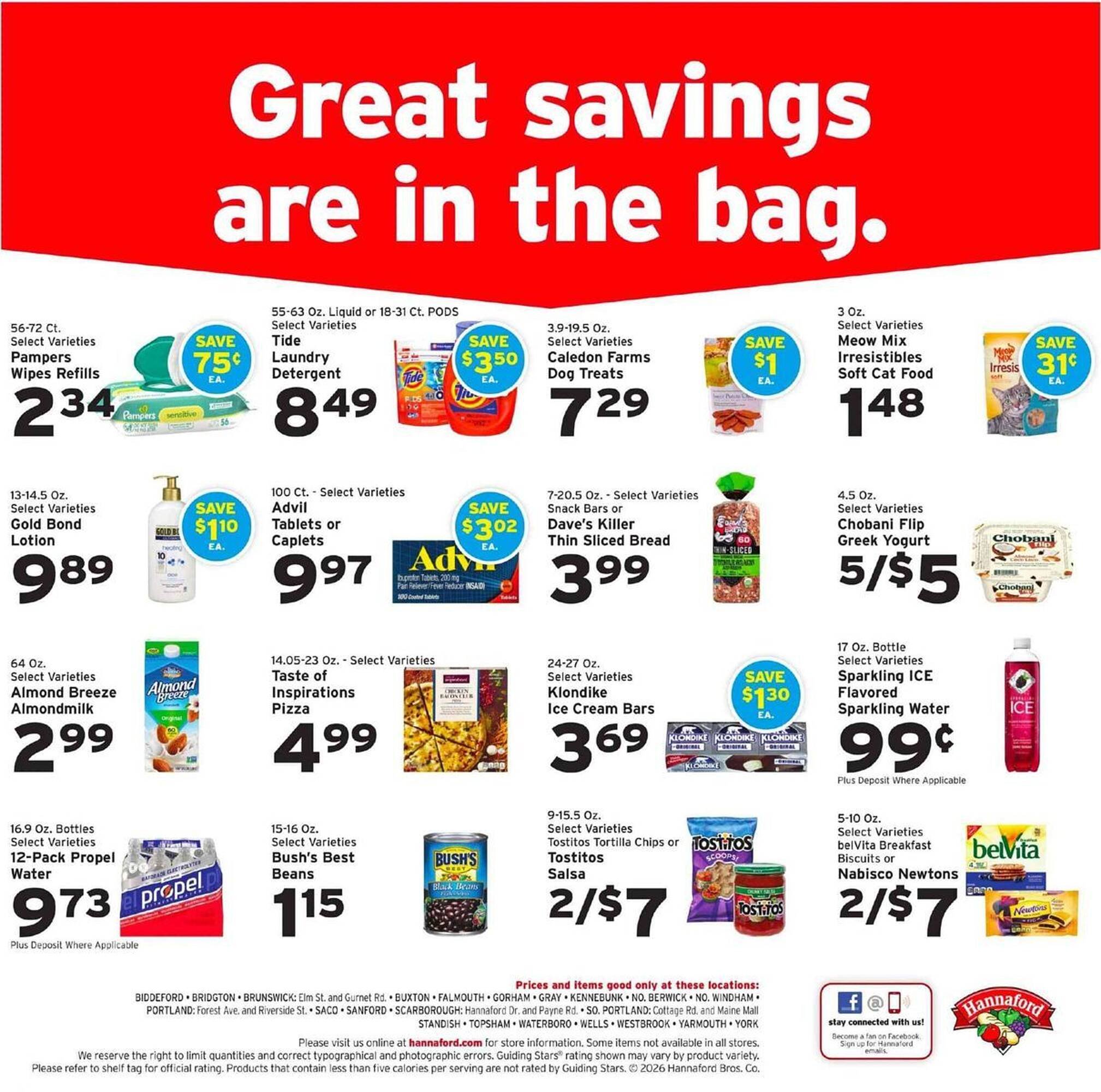 Hannaford flyer
