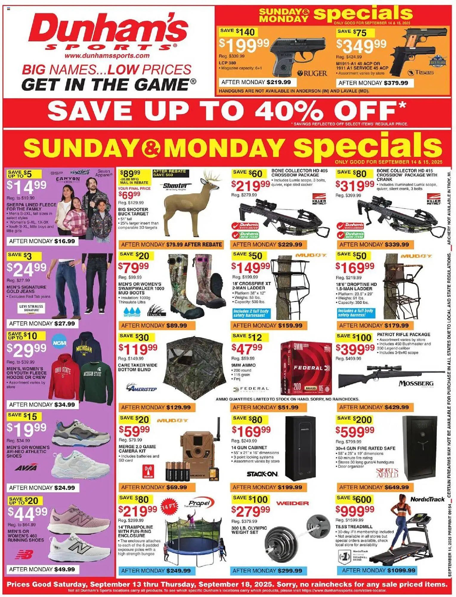 Dunham&#039;s Sports weekly ad (2025-09-13 - 2025-09-18) | 1