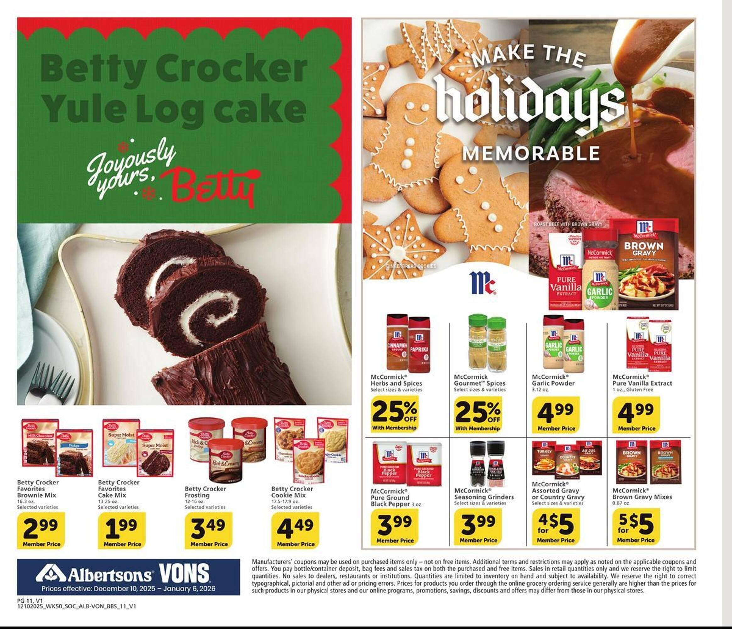 Vons weekly ad