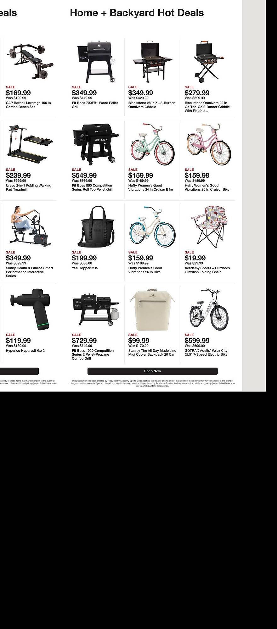 Academy weekly ad