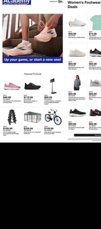 Academy weekly ad