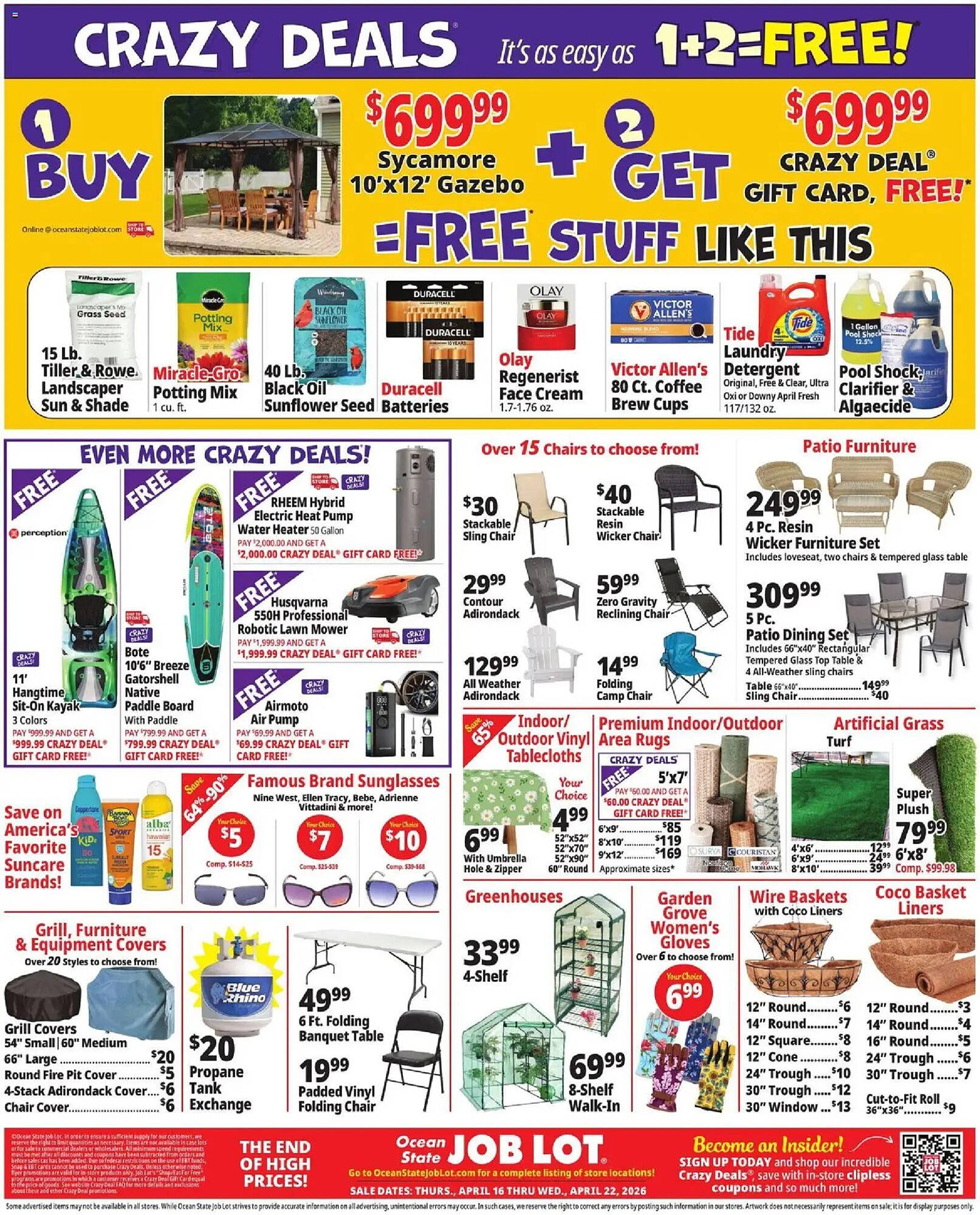 Ocean State Job Lot flyer