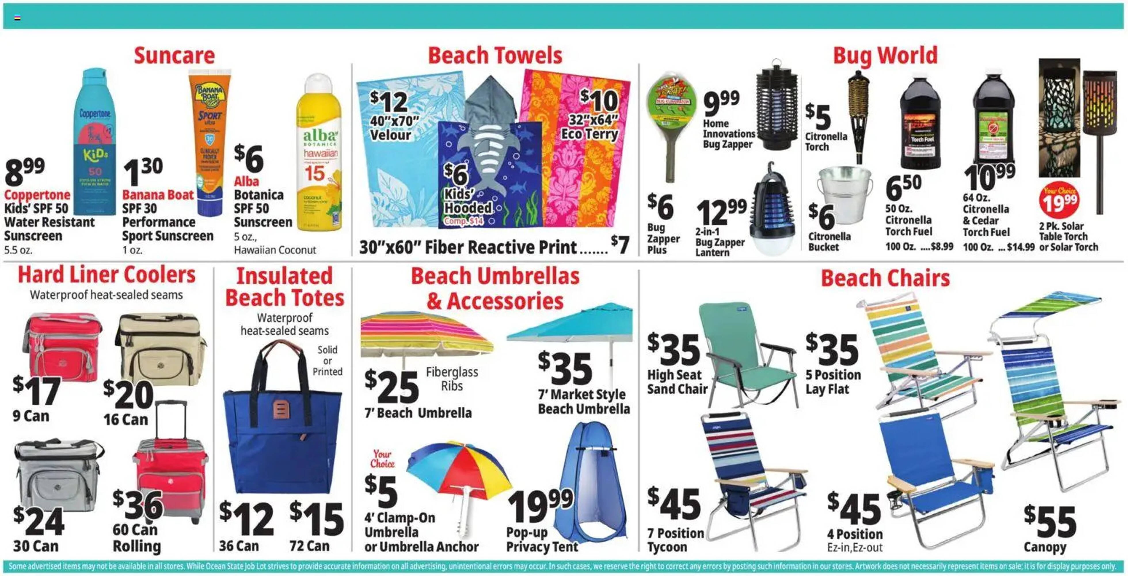 Ocean State Job Lot flyer