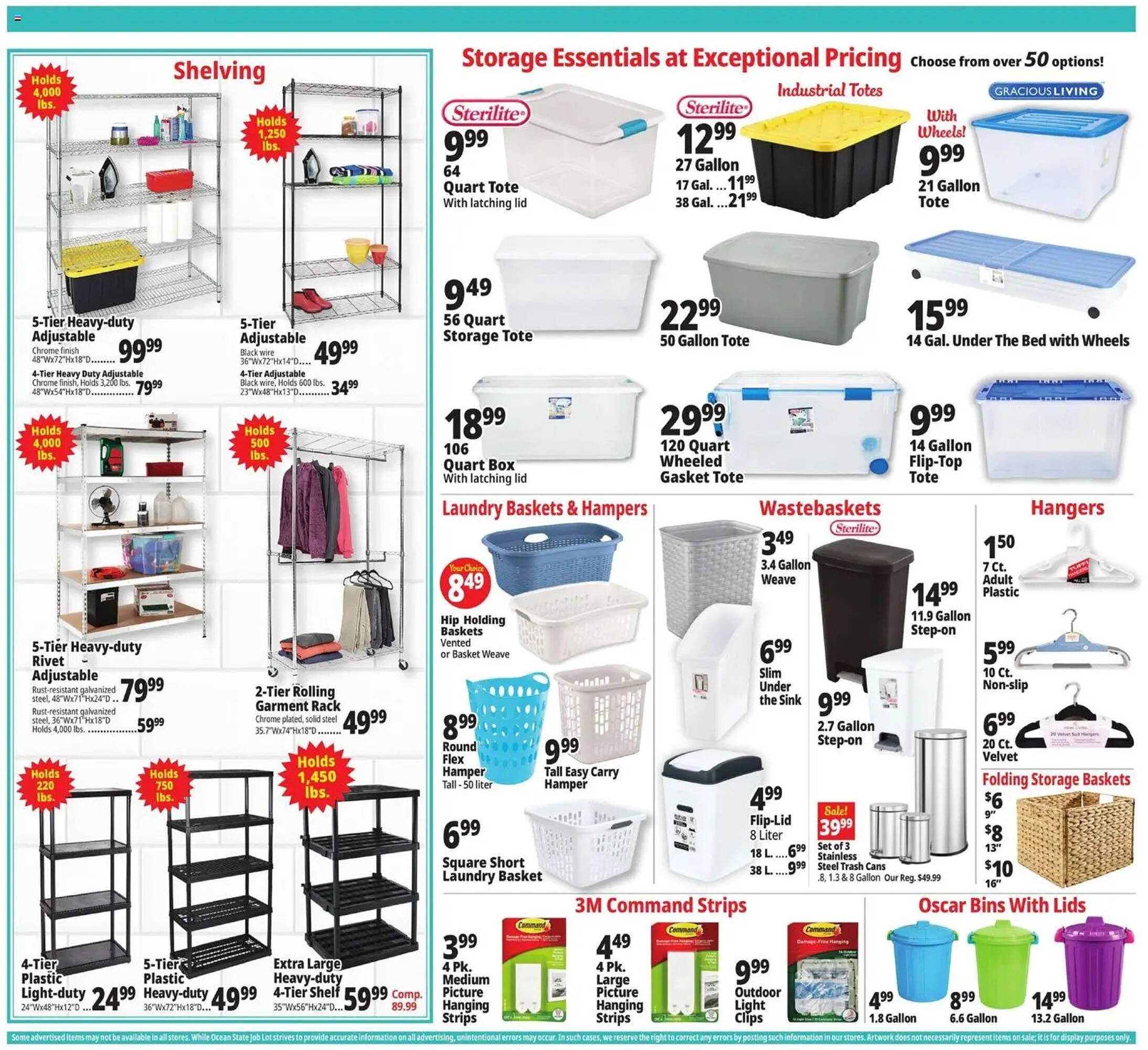 Ocean State Job Lot flyer