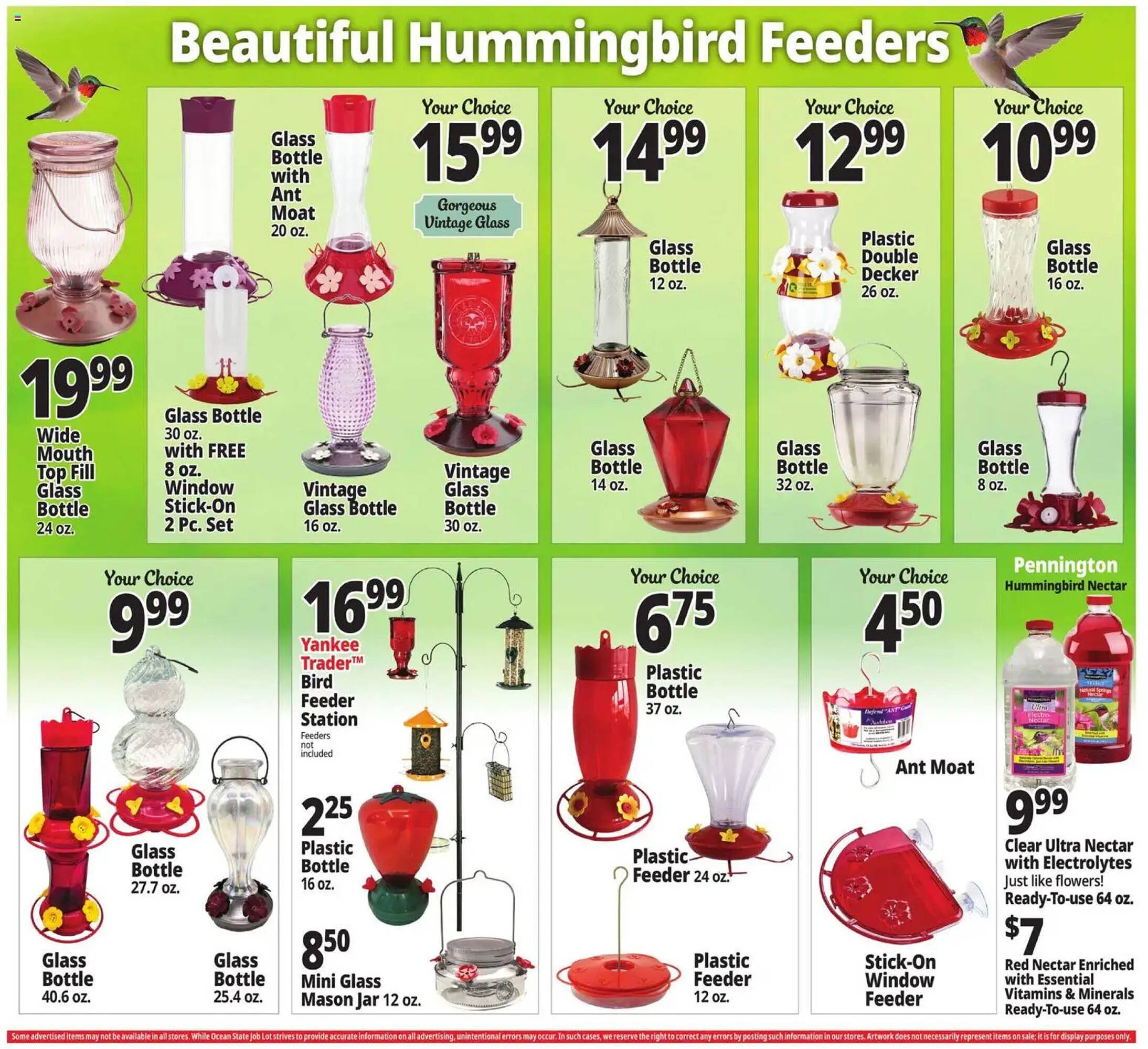 Ocean State Job Lot flyer