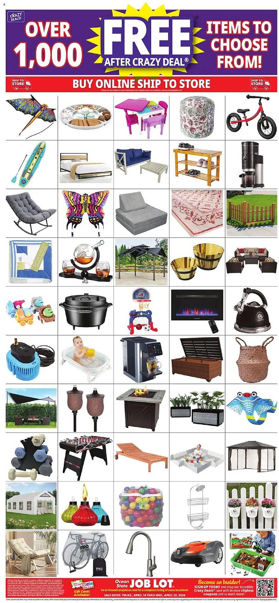 Ocean State Job Lot flyer