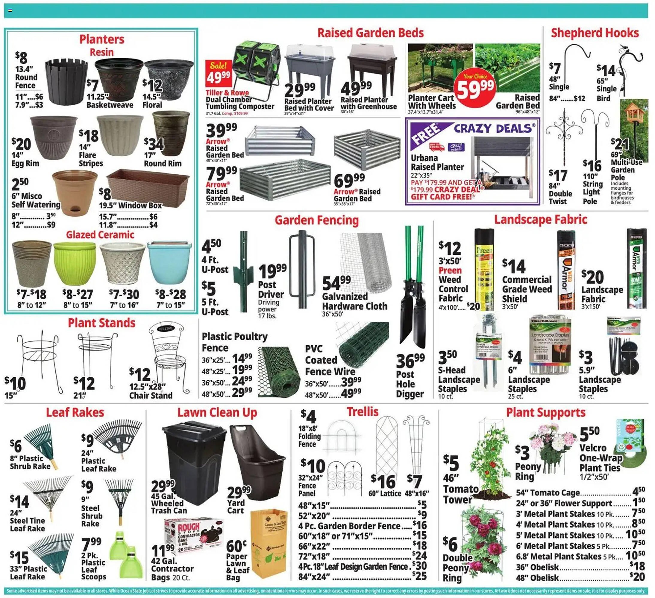 Ocean State Job Lot flyer