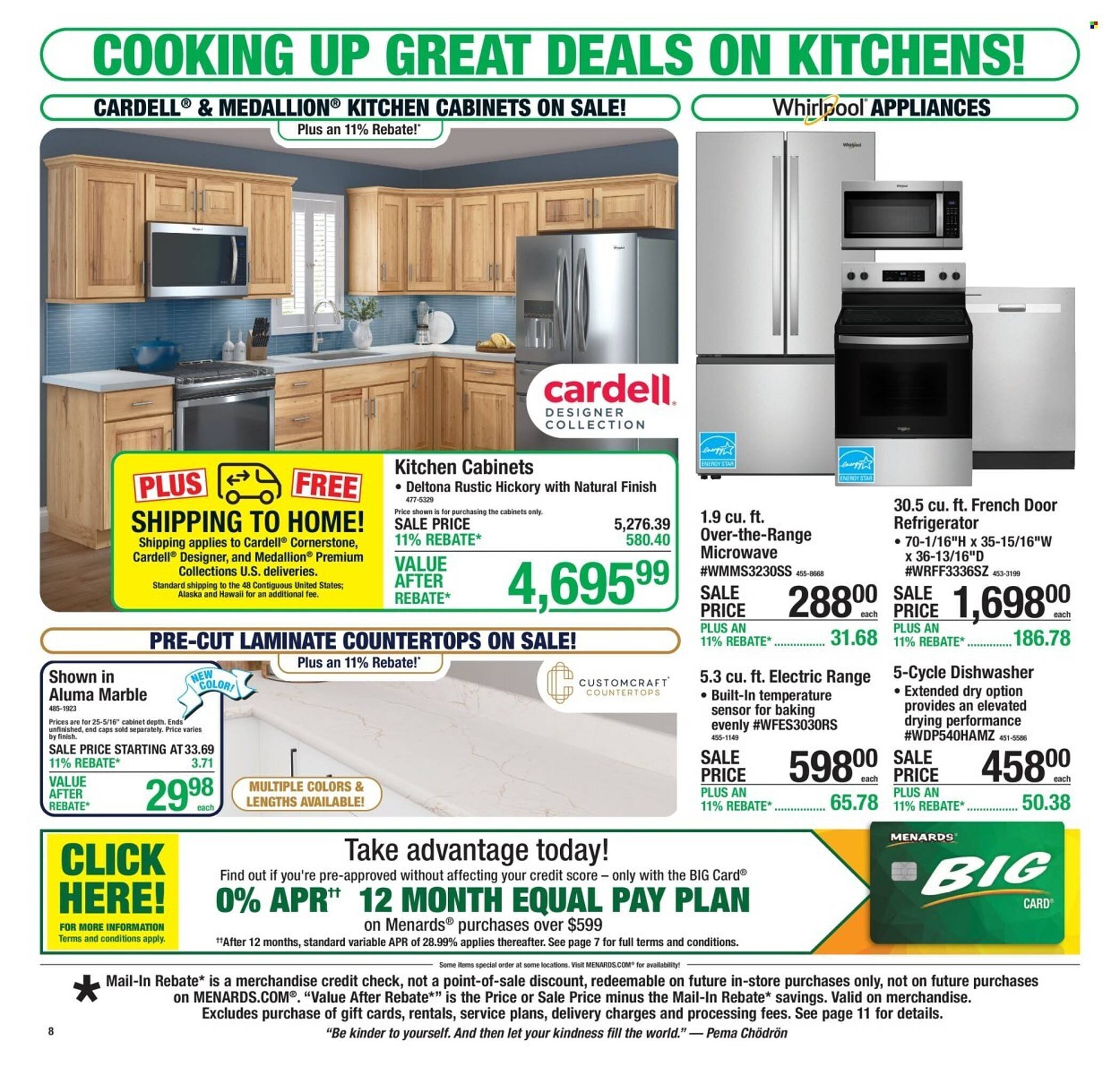 Menards weekly ad