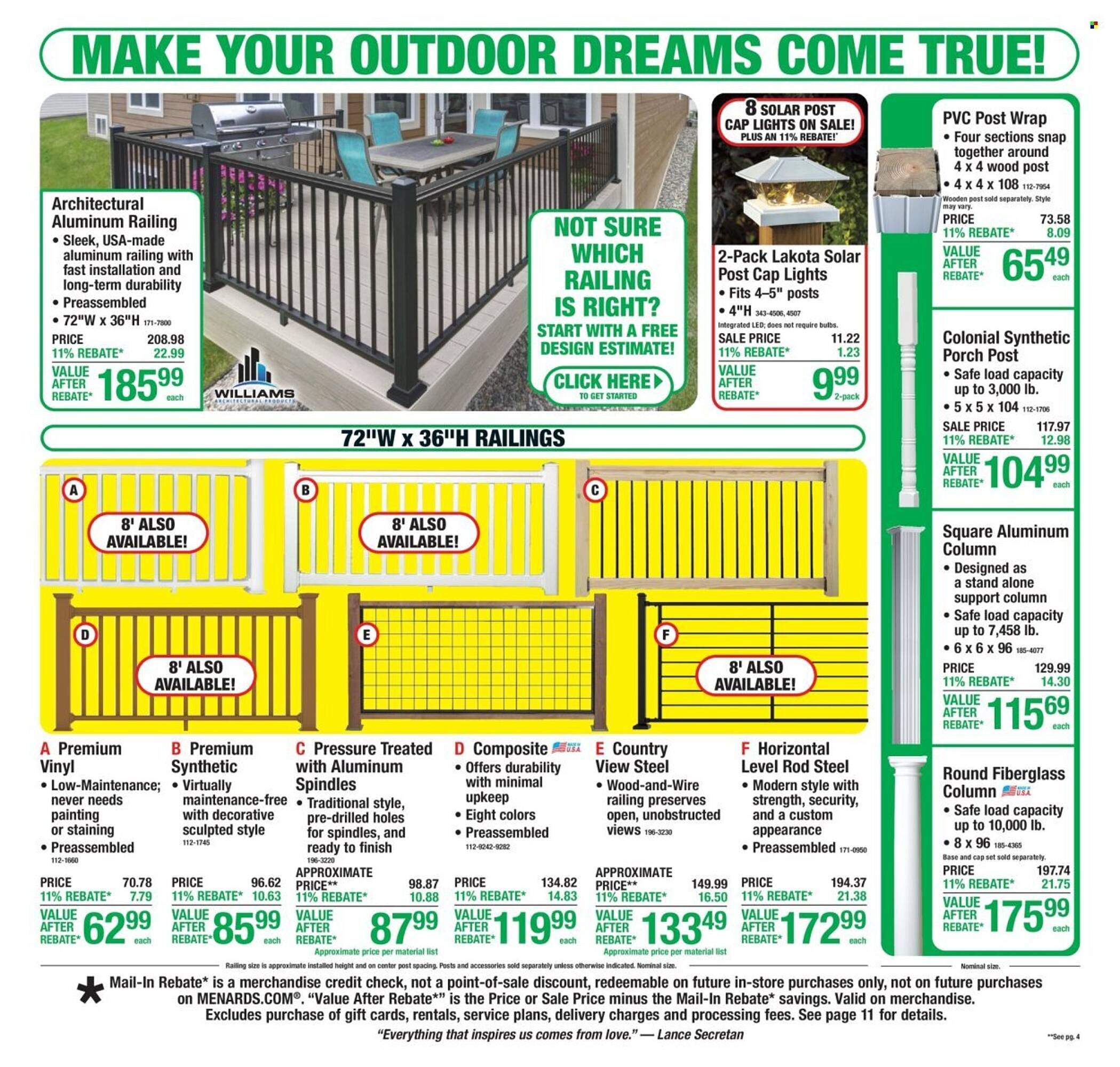 Menards weekly ad