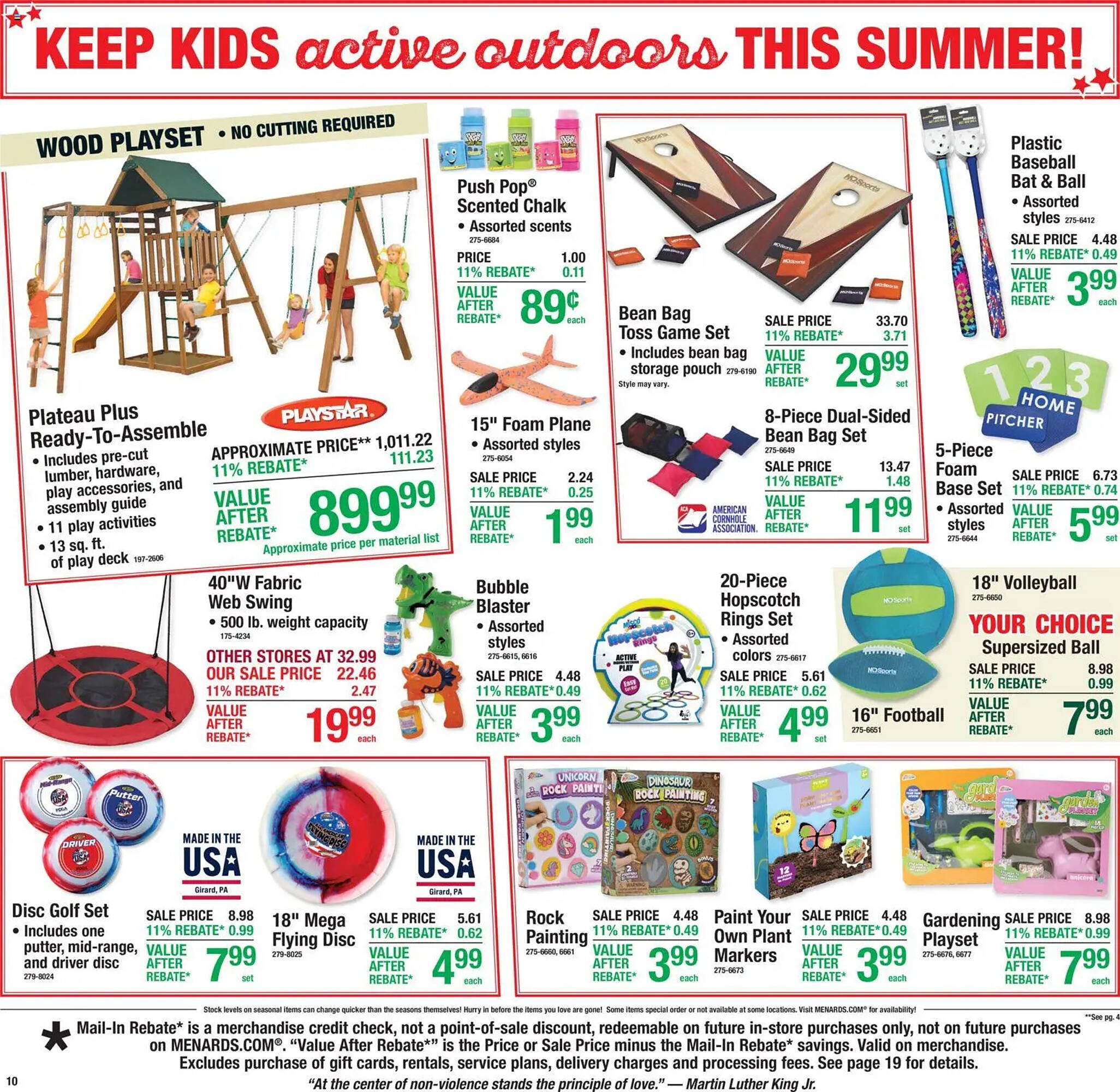 Menards weekly ad