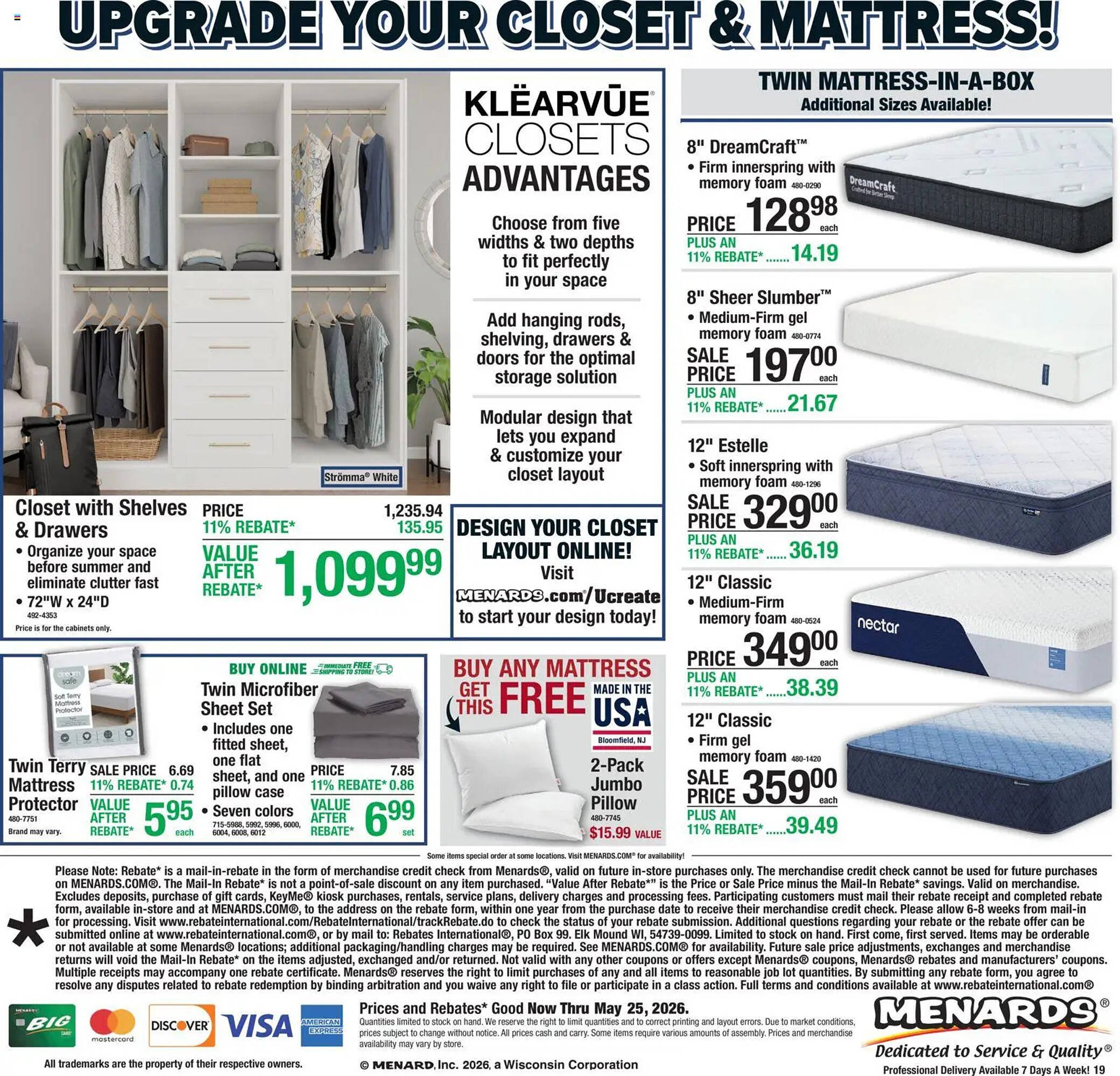 Menards weekly ad