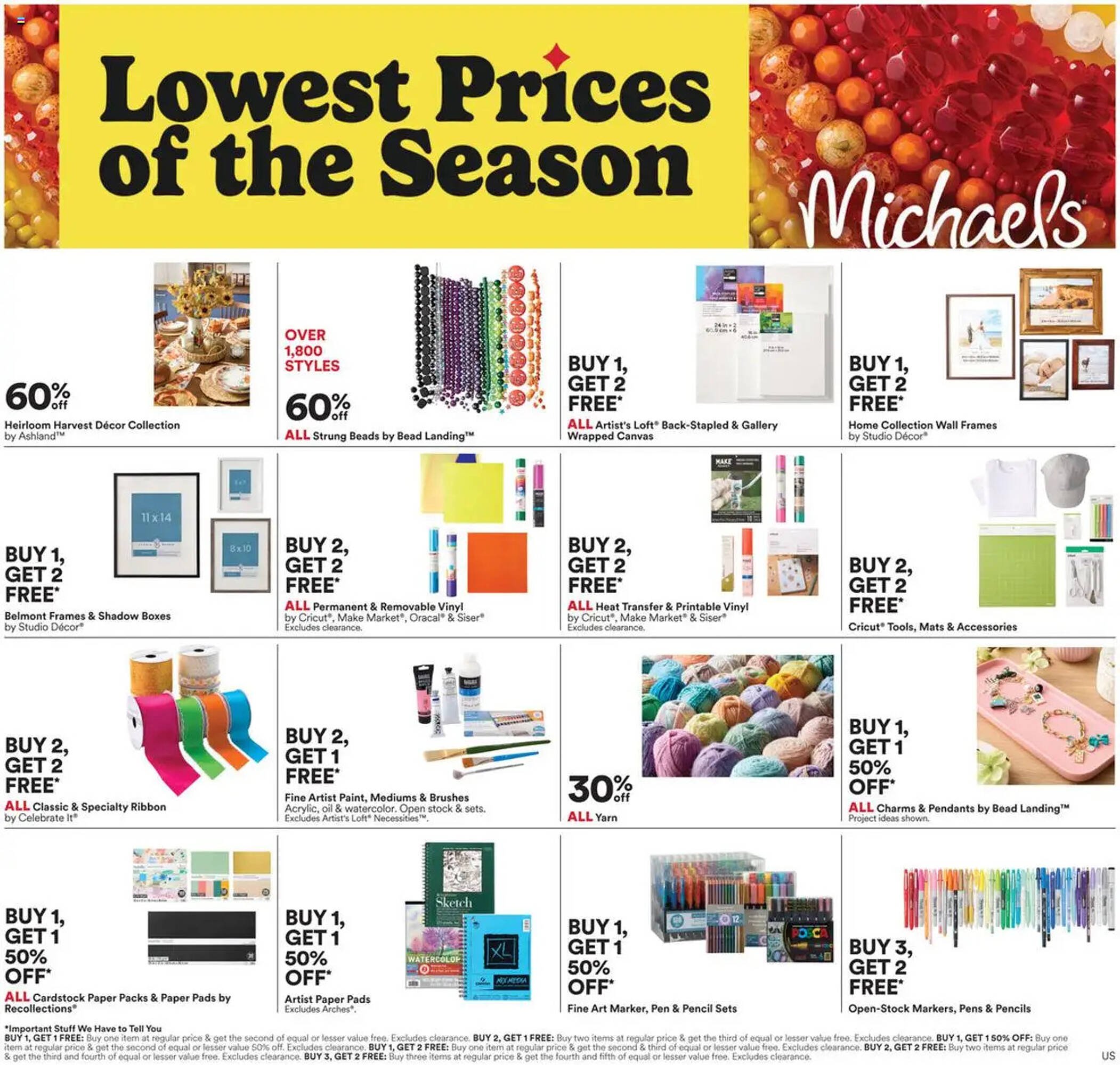 Michaels weekly ad (2025-09-12 - 2025-09-22) | 1