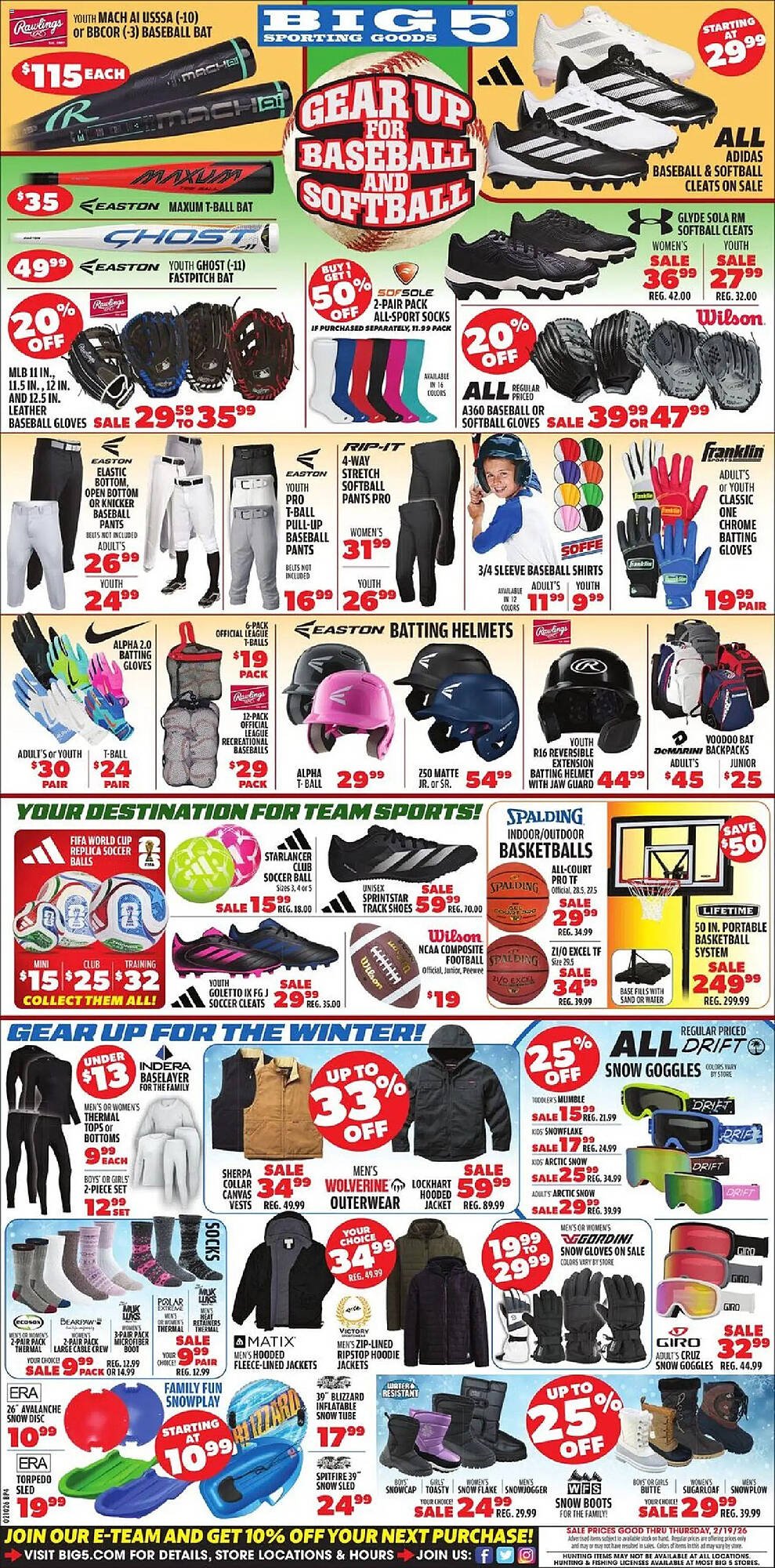 Big 5 weekly ad