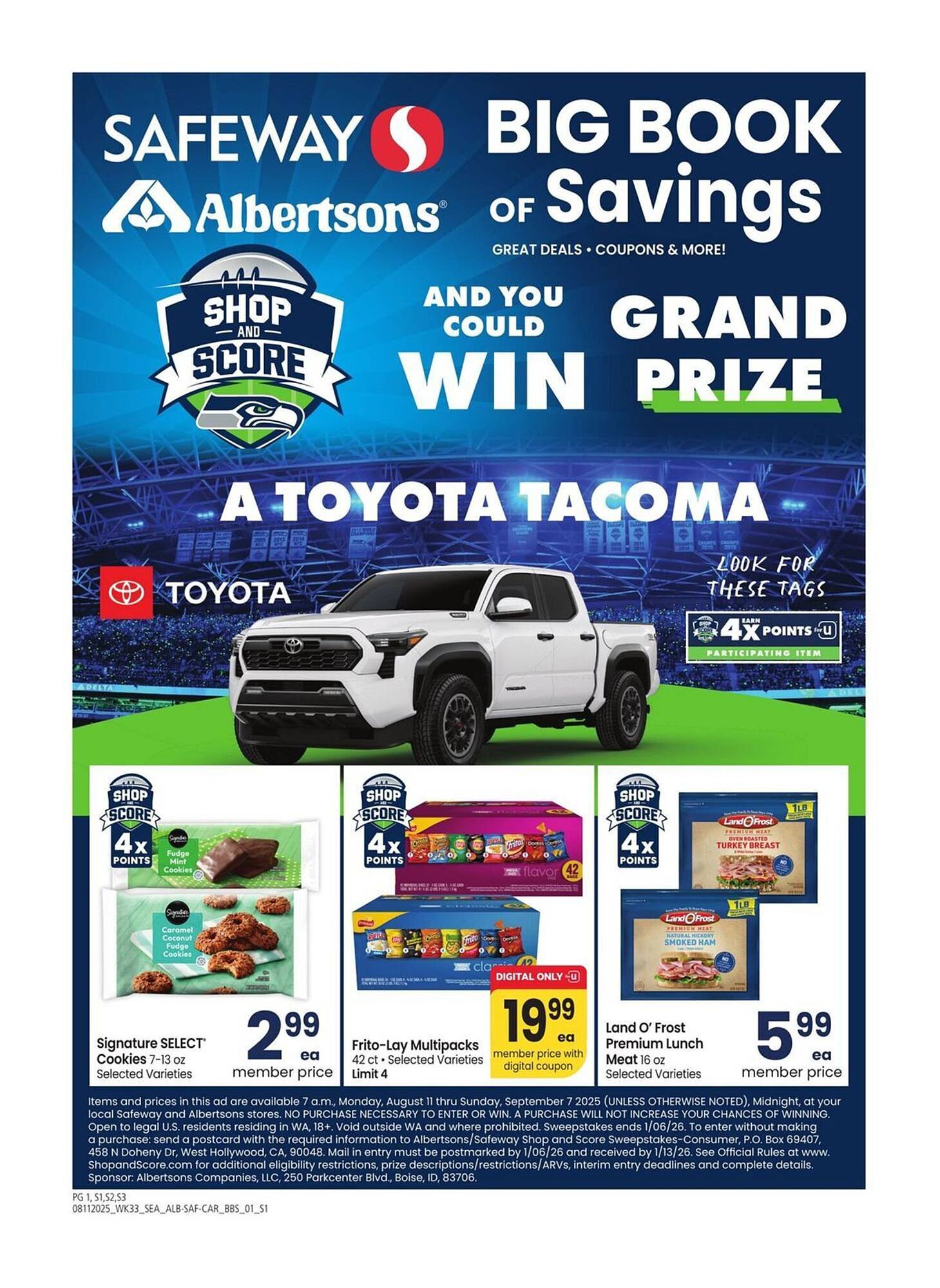 Albertsons Weekly Ad (2025-08-11 - 2025-09-07) | 1