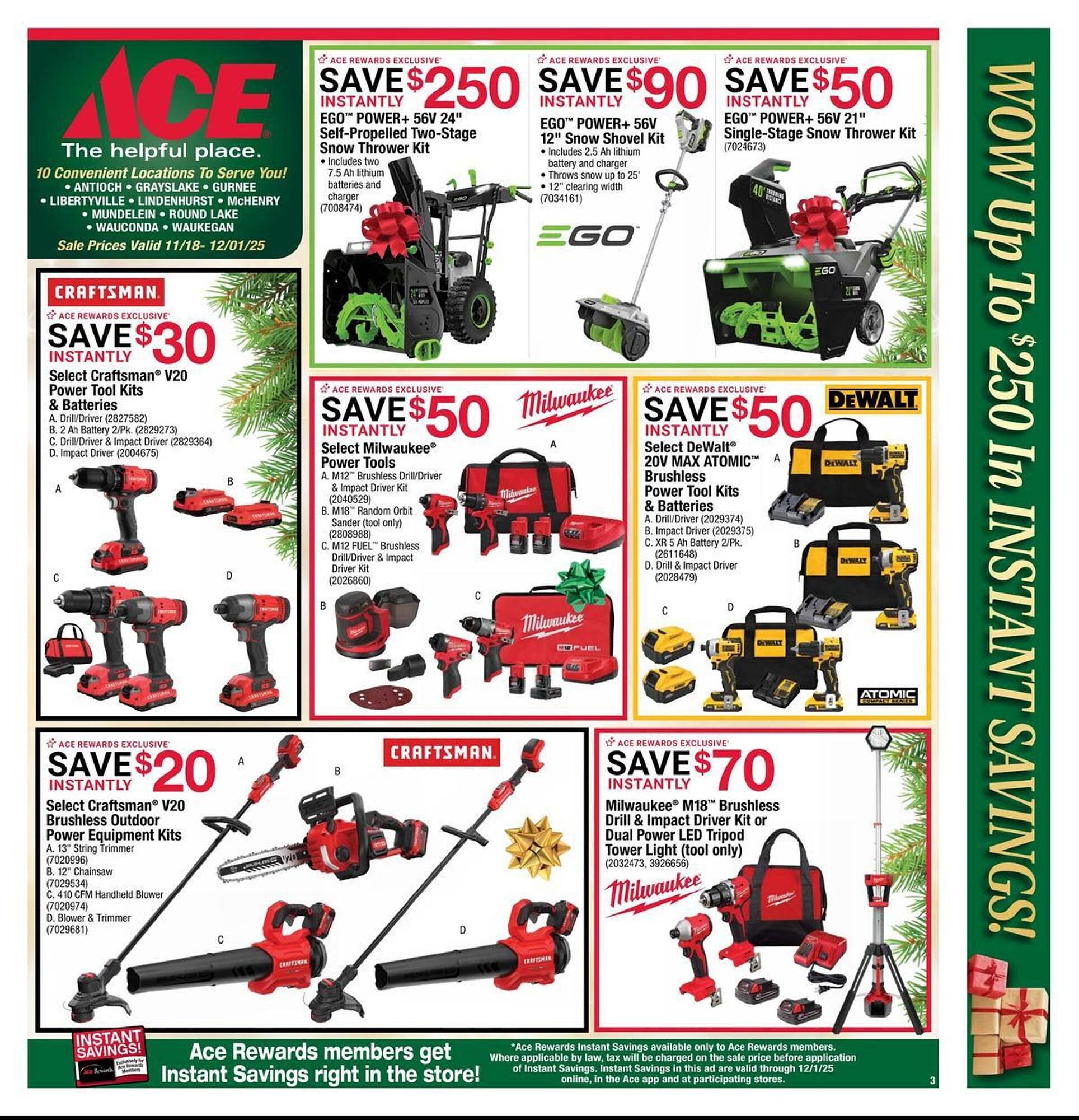 Ace Hardware flyer