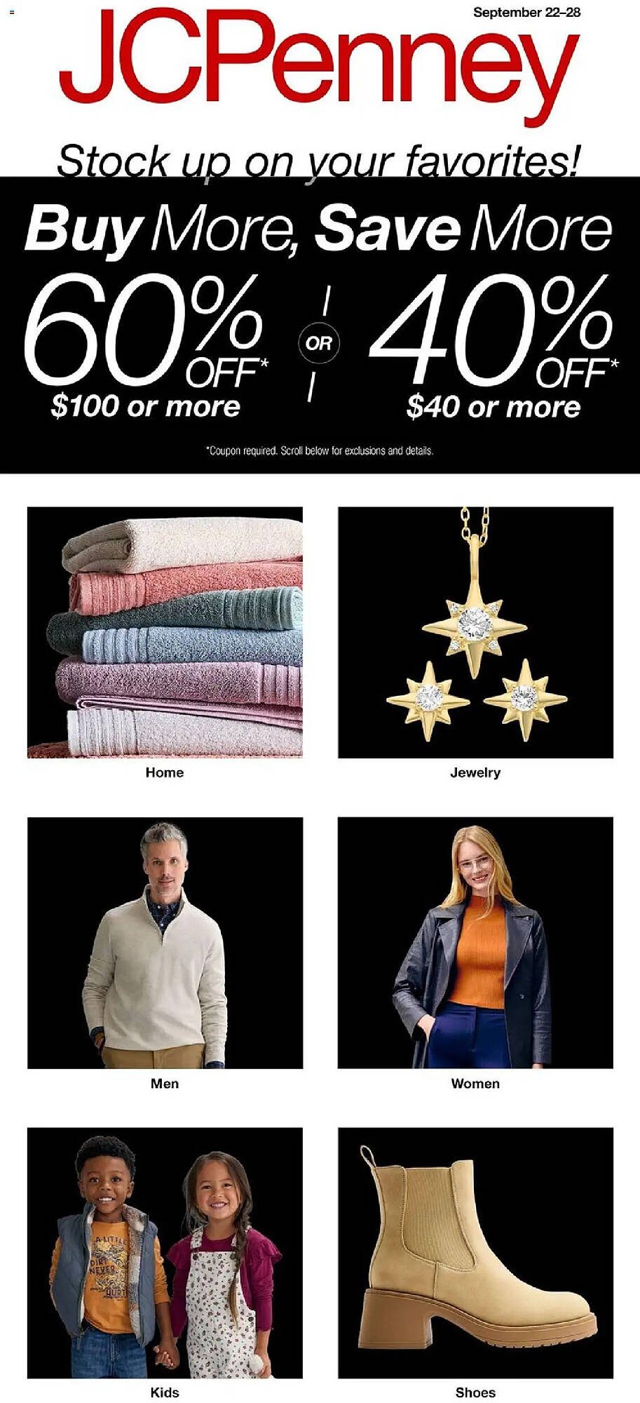 JC Penney weekly ad (2025-09-22 - 2025-09-28) | 1