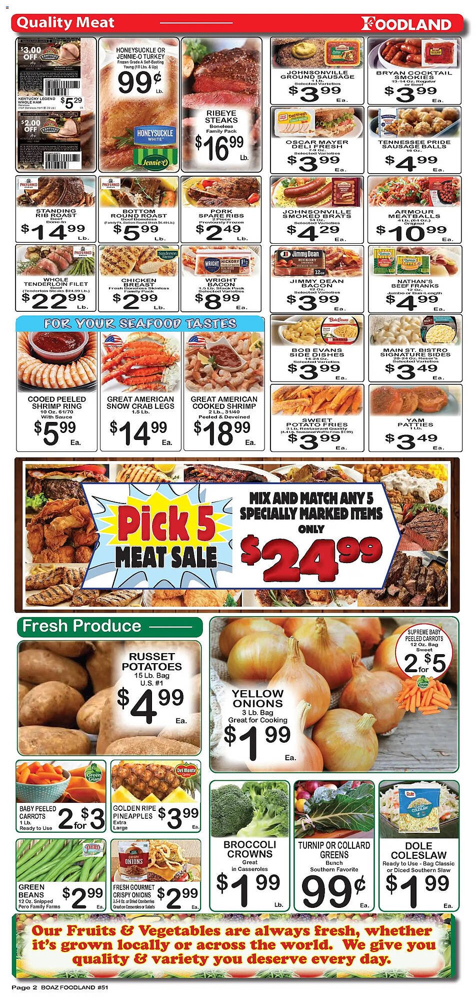 Foodland weekly ad