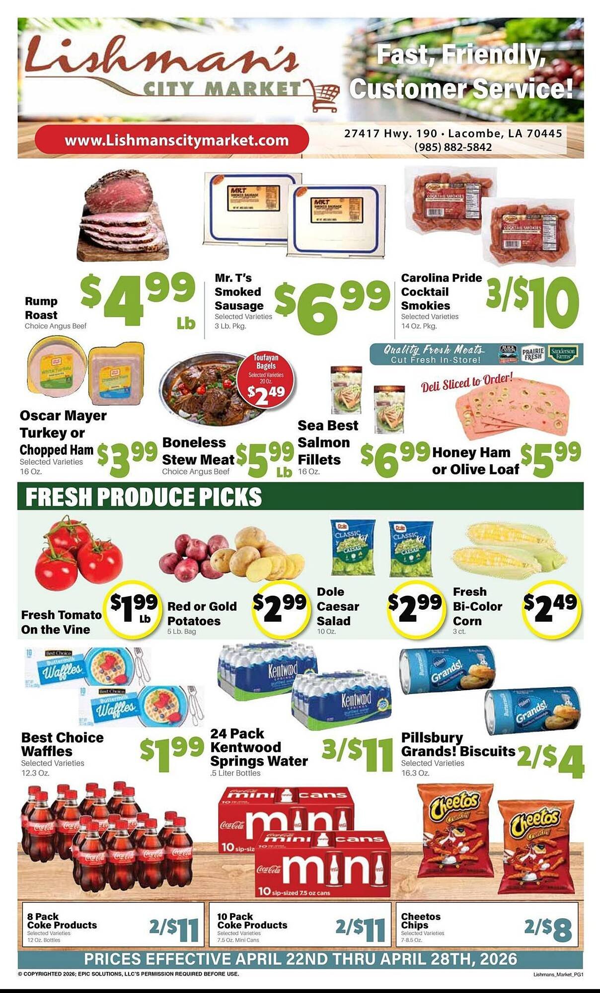 Lishman's City Market weekly ad