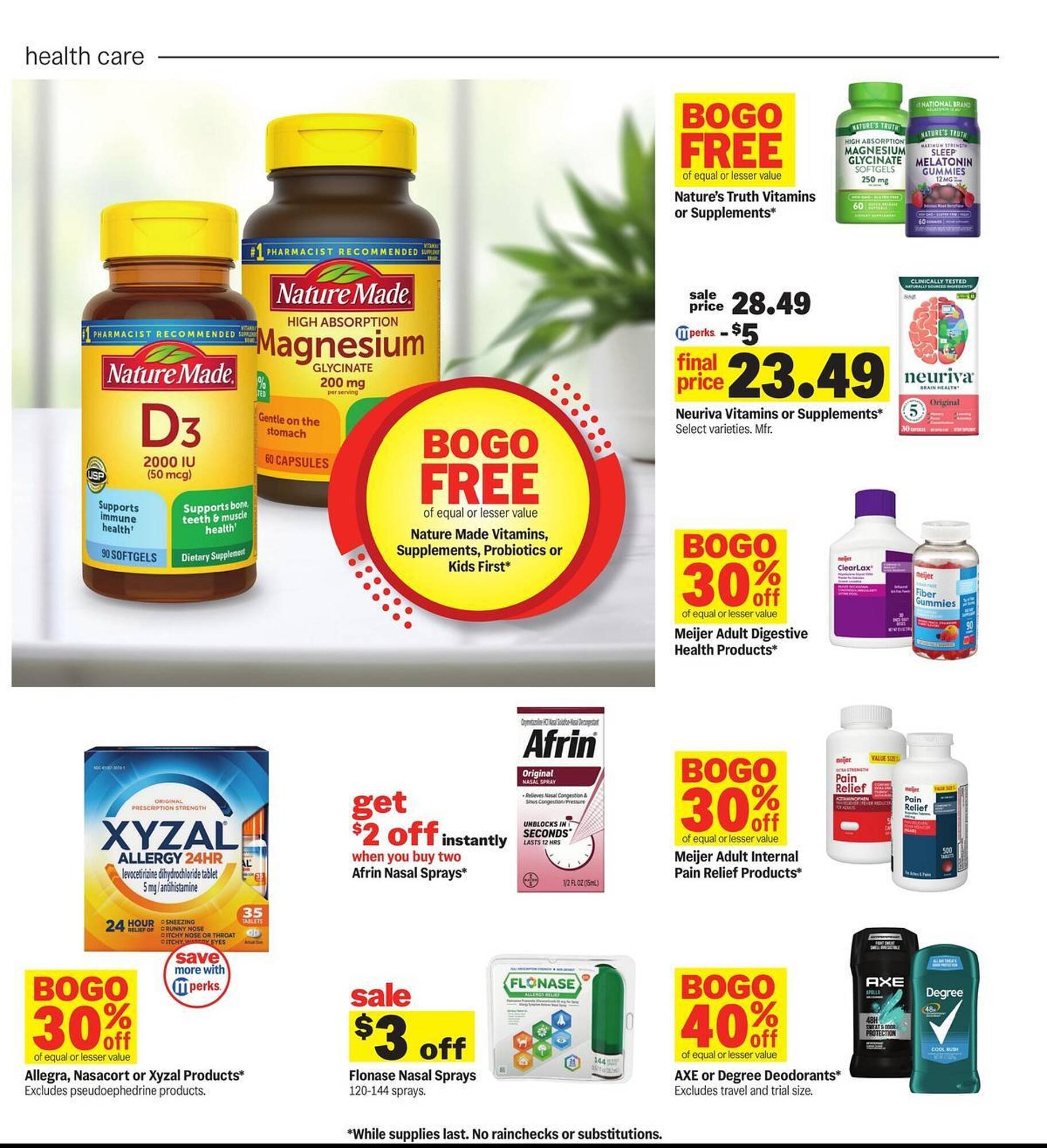 Meijer weekly ad