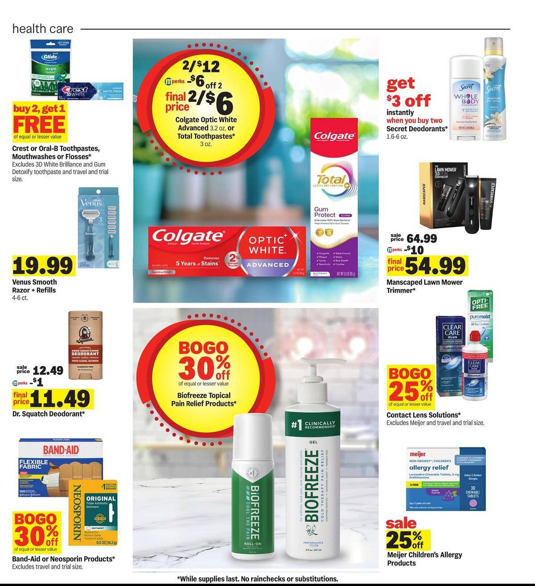 Meijer weekly ad