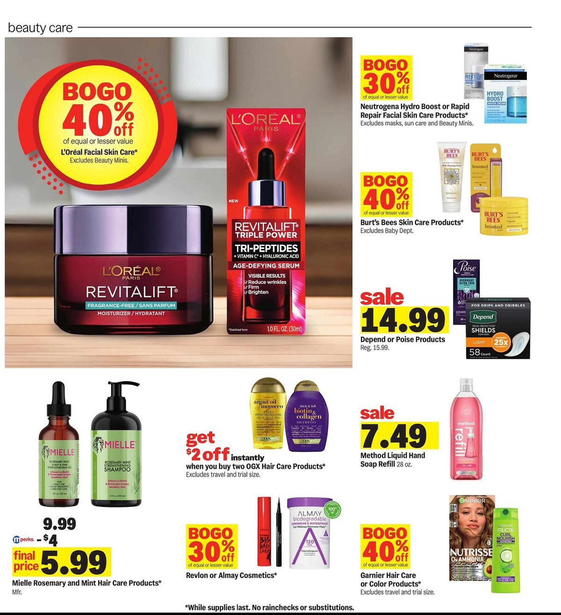 Meijer weekly ad
