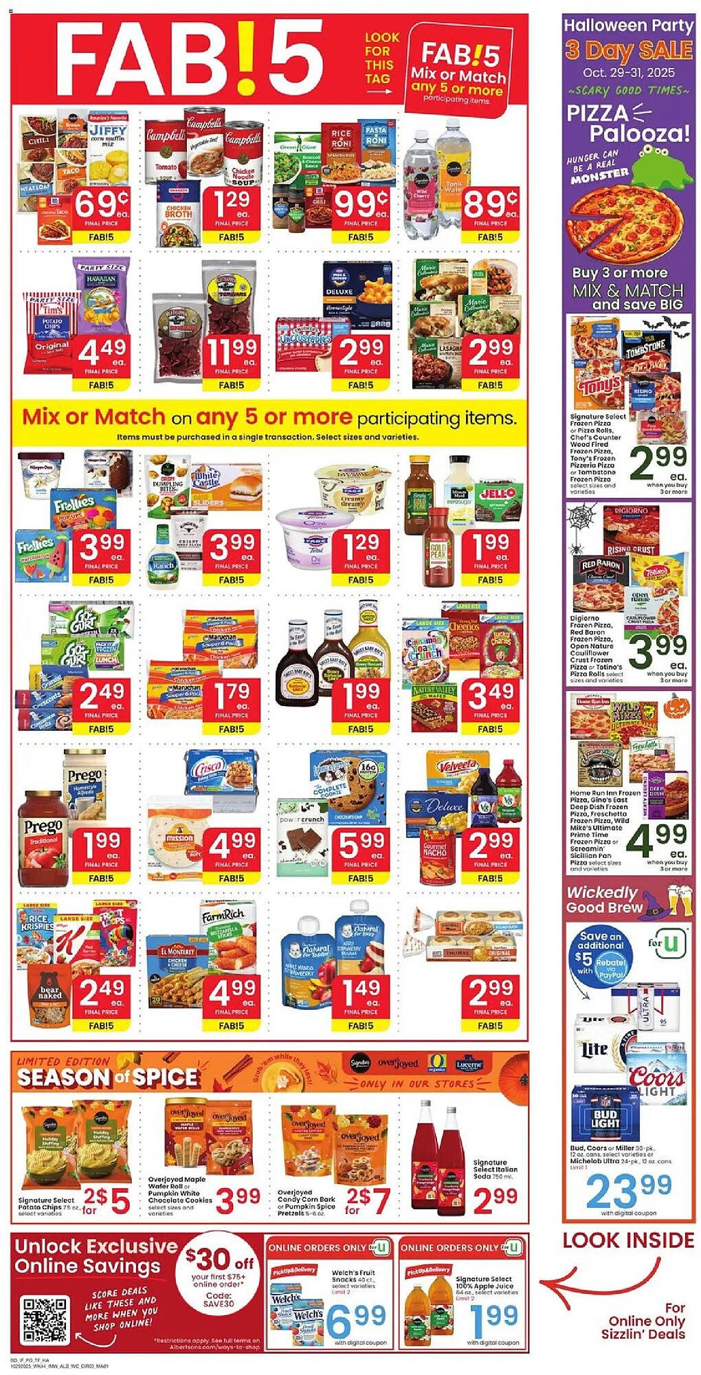 Albertsons weekly ad (2025-10-29 - 2025-11-05) | 2